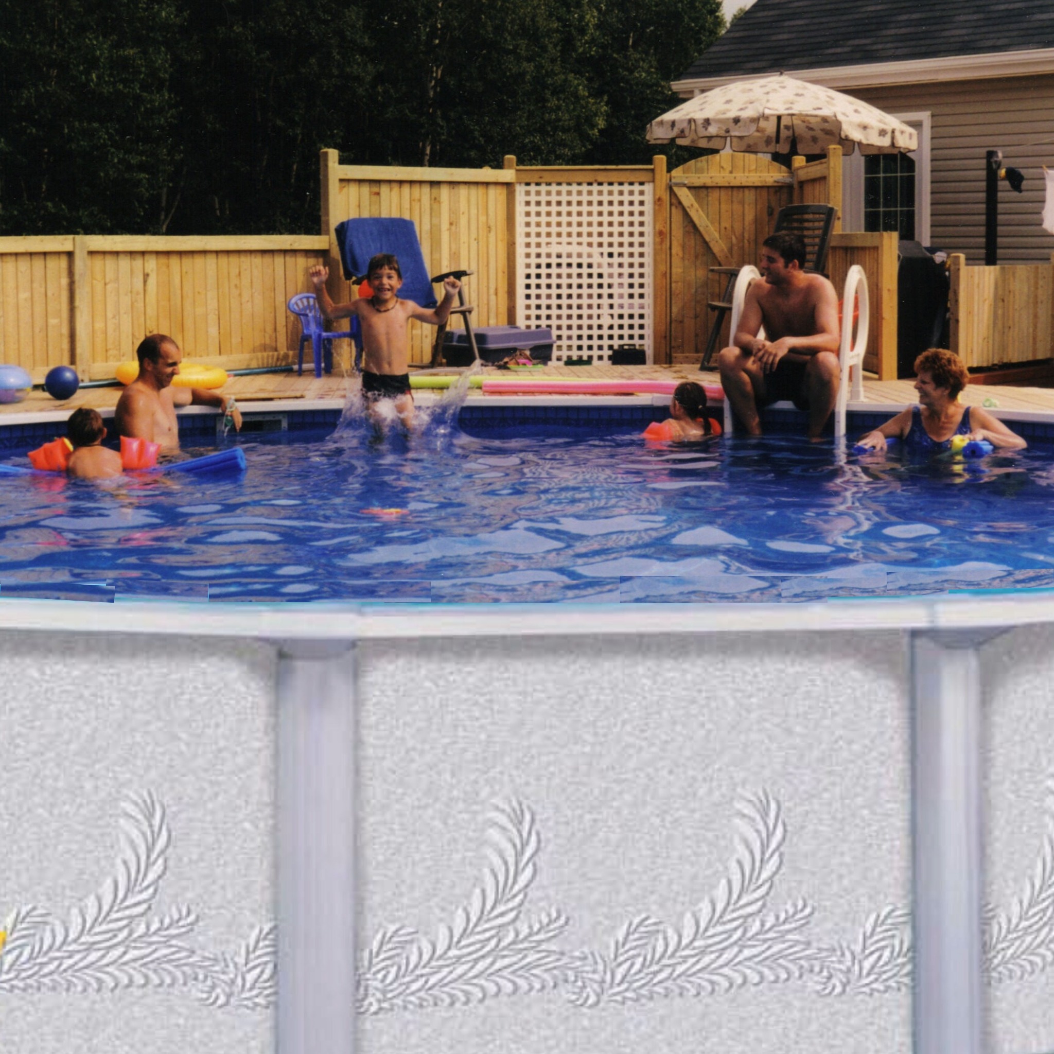 Pools Tubs Liners Facebook ad: Backyard Staycation