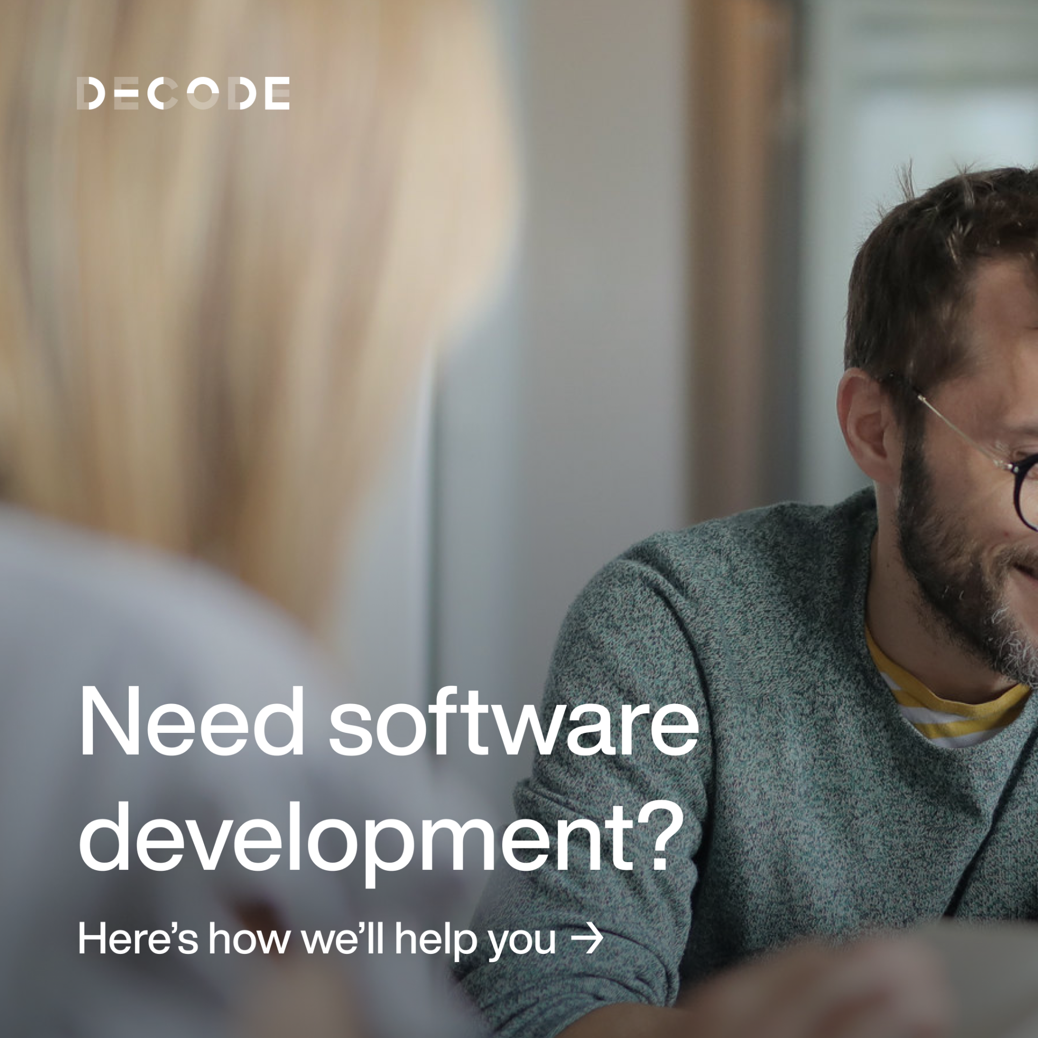 DECODE Facebook ad