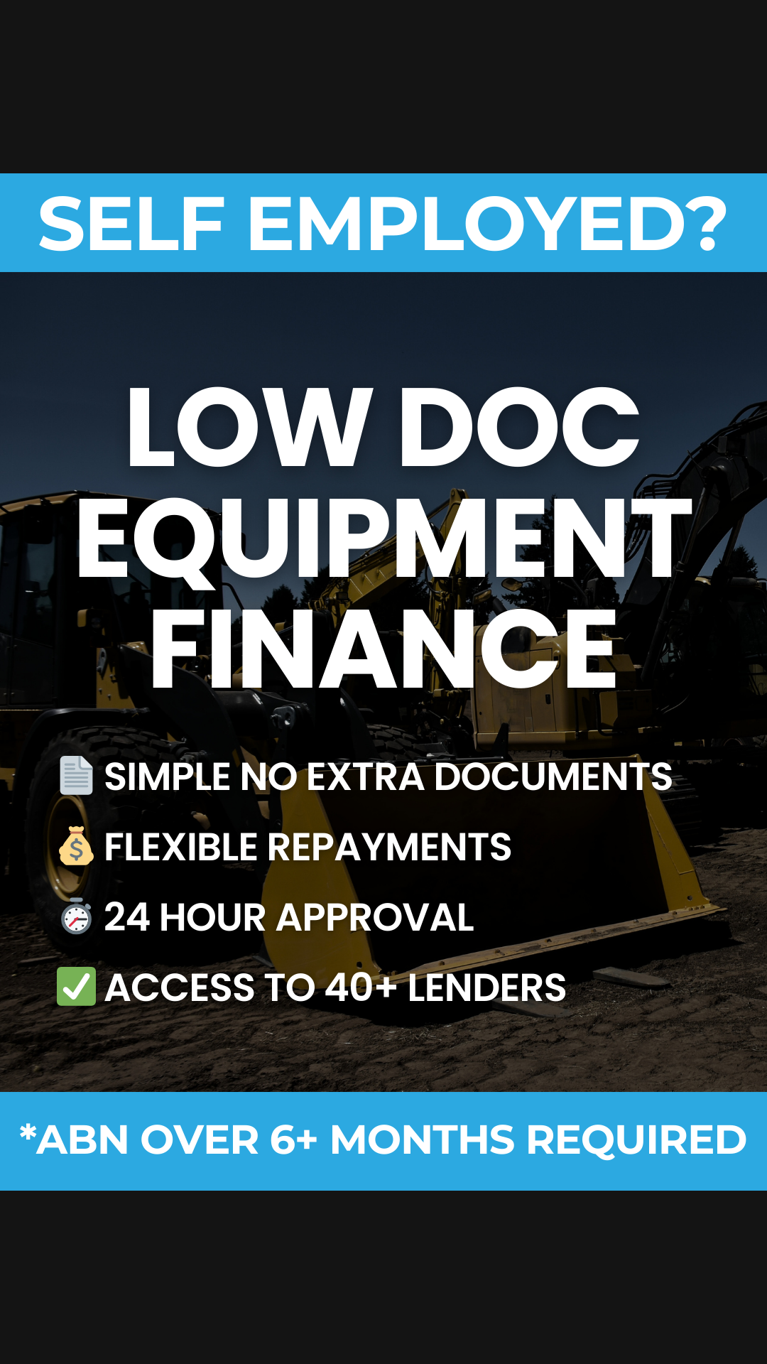 Fininity Asset Finance Facebook ad: See Your Finance Options Today! Approved in under 24 hours.