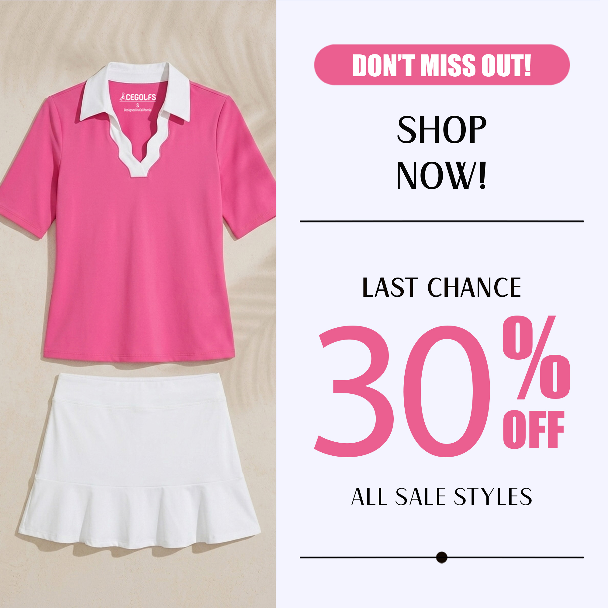 Acegolfs Facebook ad
