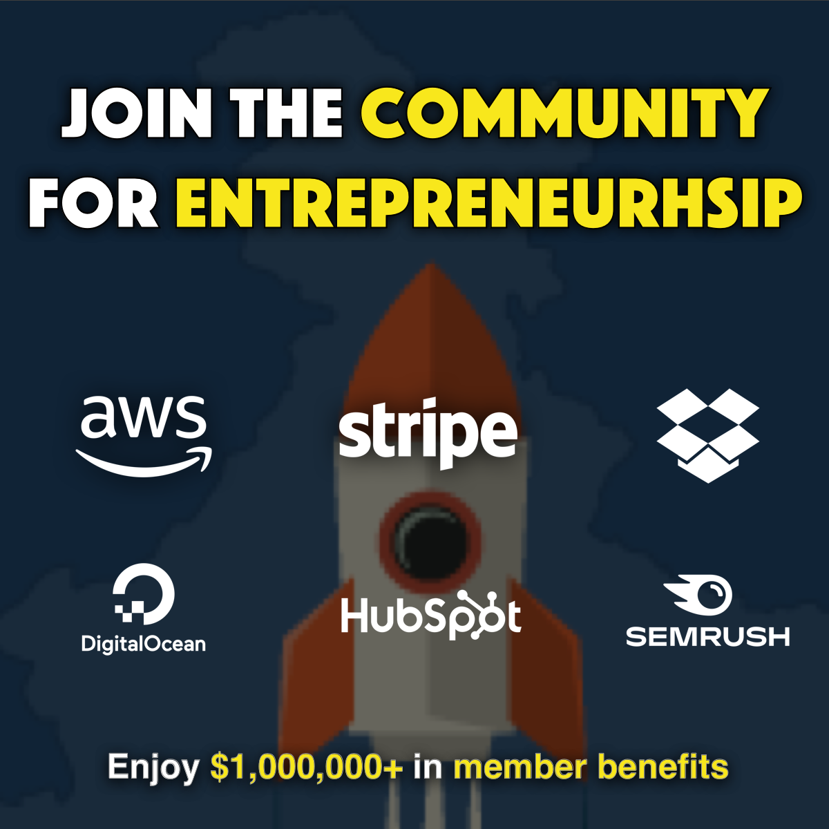 BEAMSTART Facebook ad: Be Part of the Entrepreneurship Community