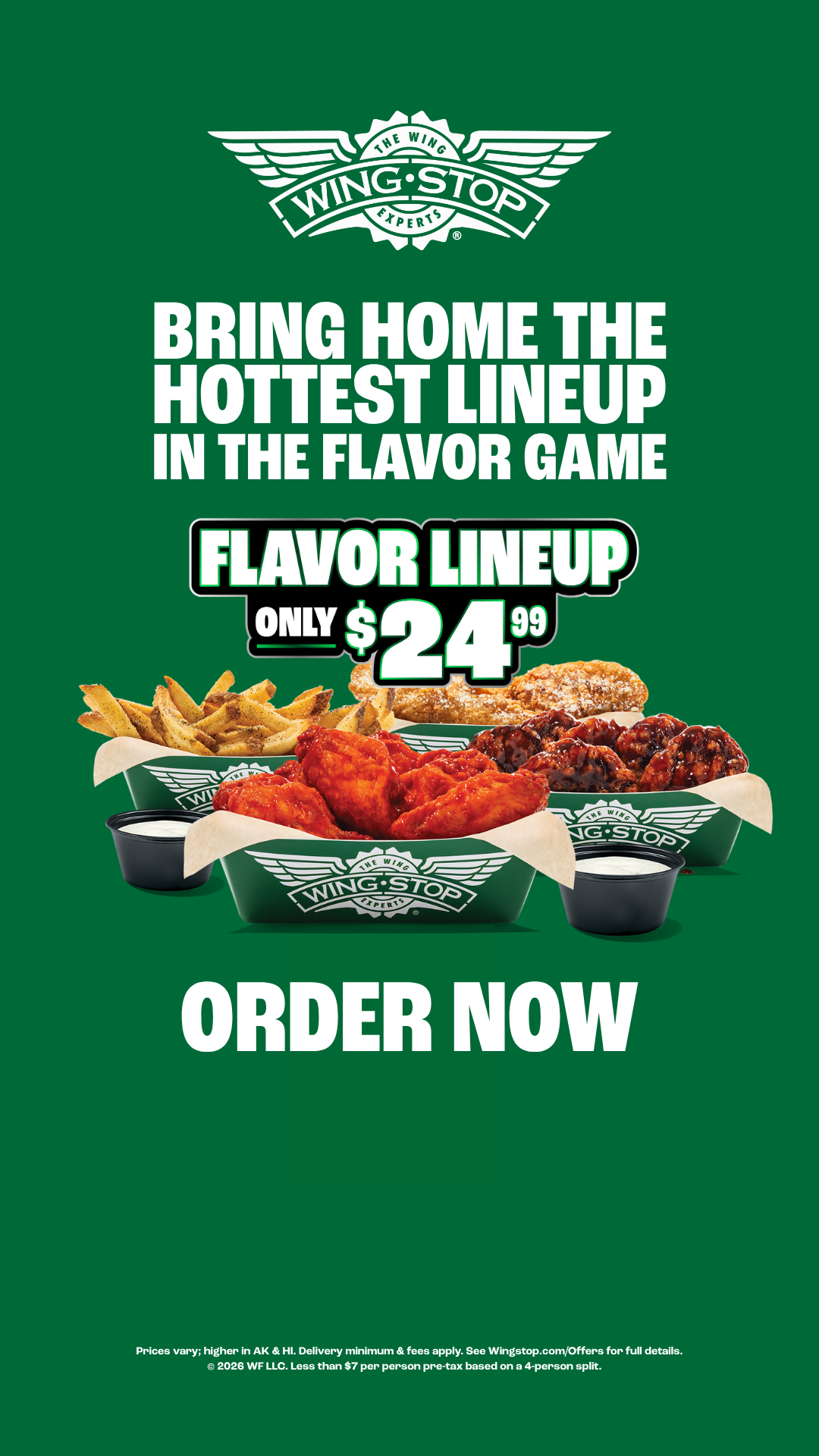 Wingstop Facebook ad