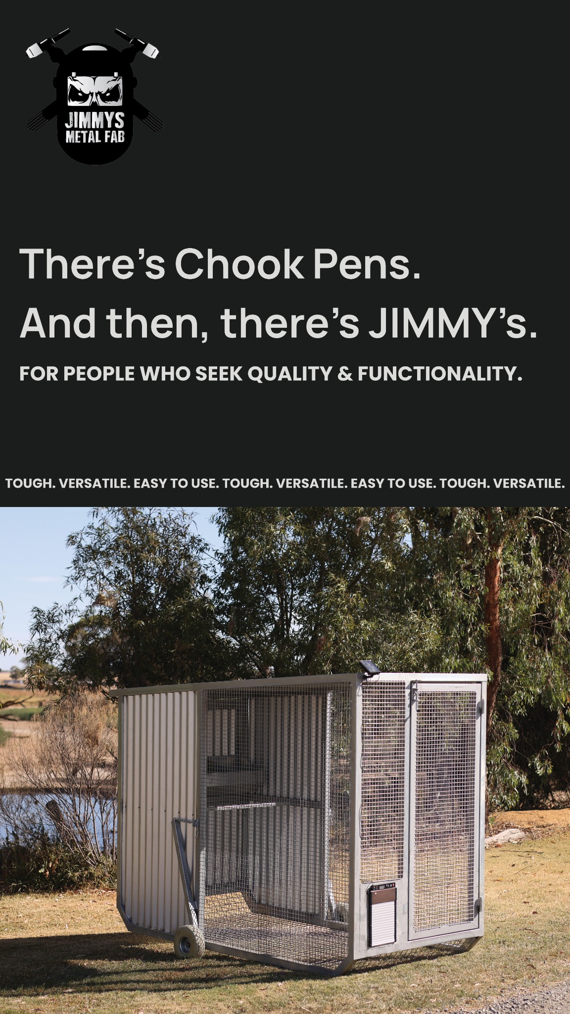 Jimmy's Metal Fab Facebook ad from Aug 14, 2025