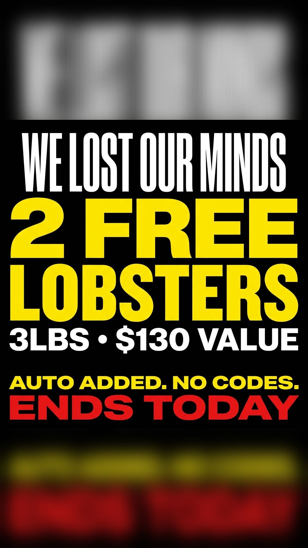 PrimeFish Seafood Co. Facebook ad