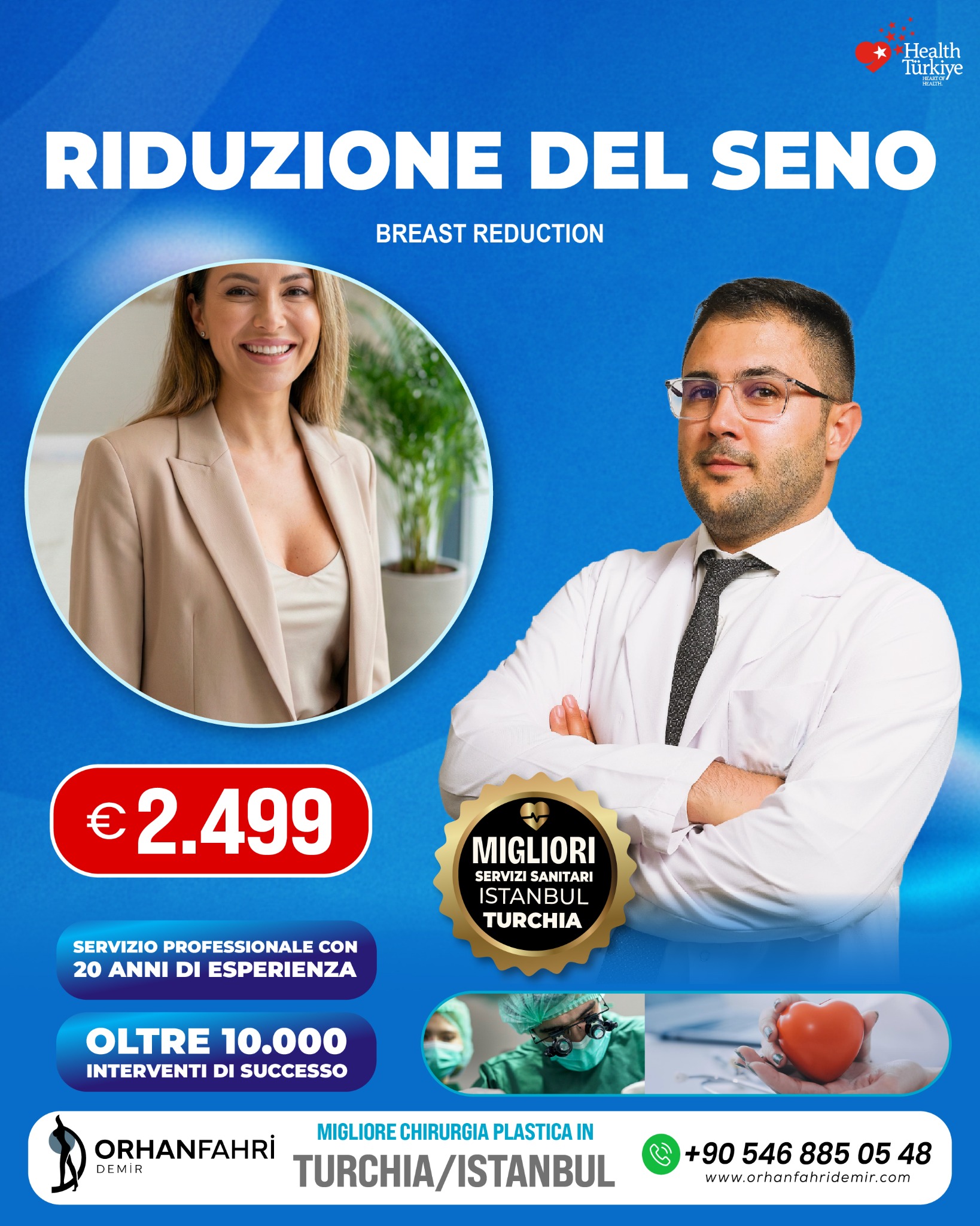 Dr. Orhan Fahri Demir Facebook ad: Migliori Servizi Sanitari Turchia/Istanbul