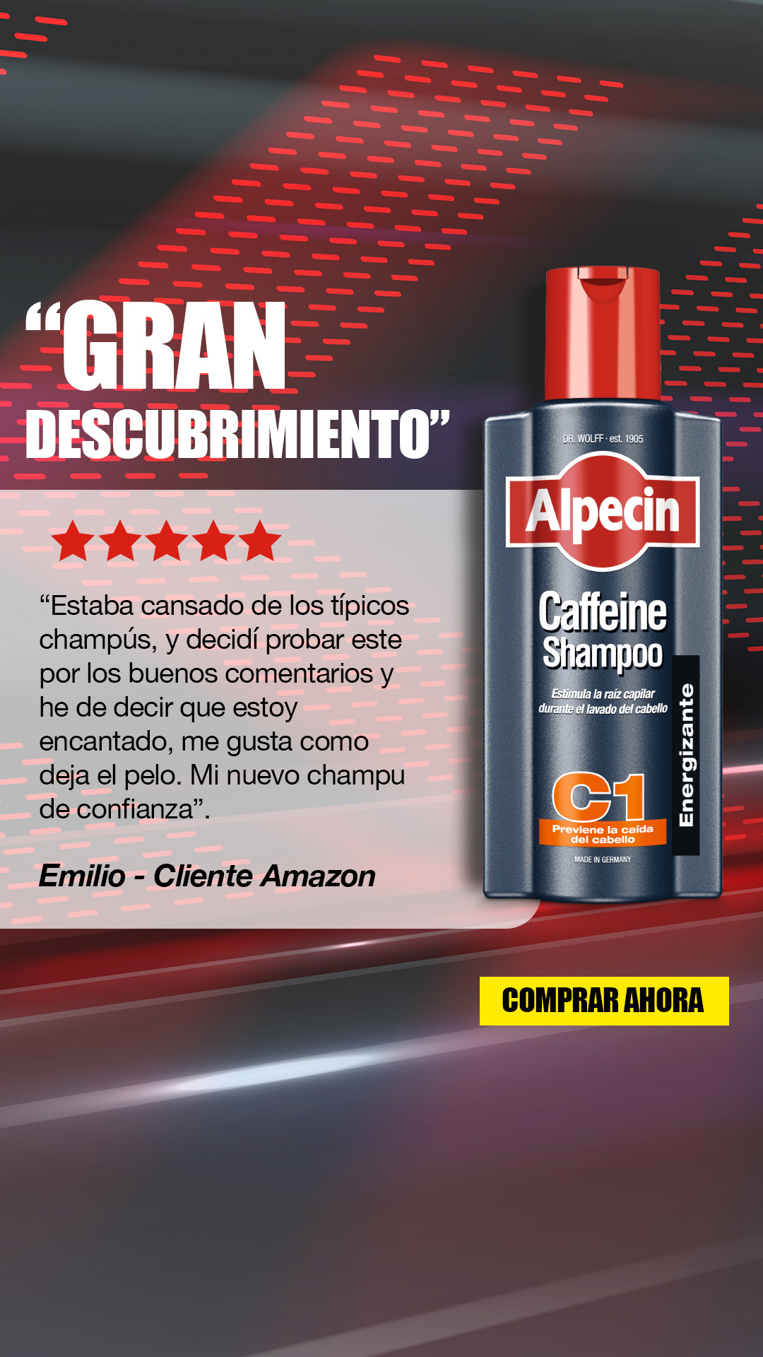 Alpecin Facebook ad