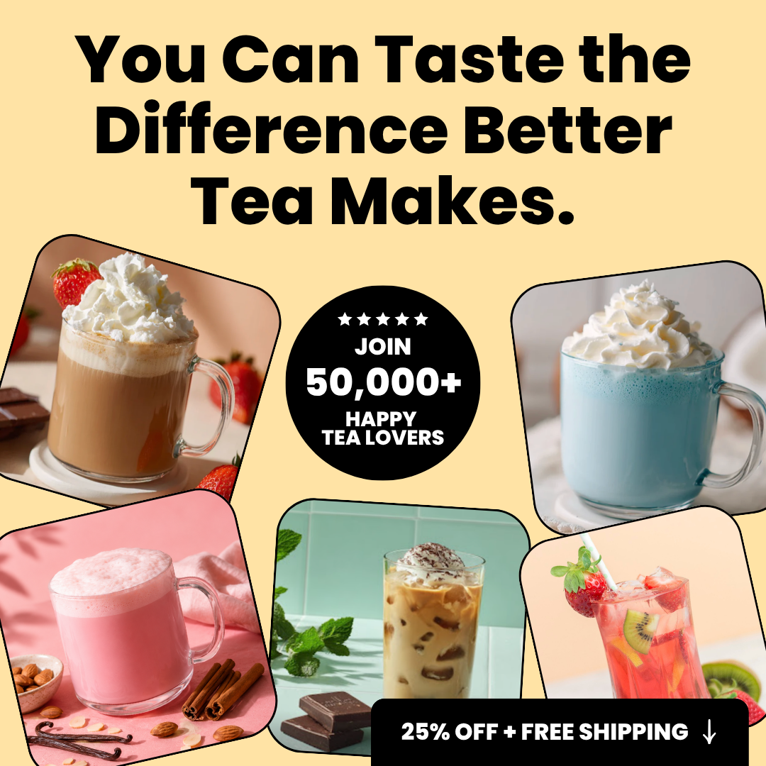 Tealish Facebook ad: Life’s Too Short for Boring Tea