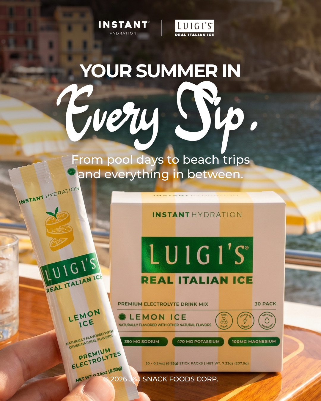 Instant Hydration Facebook ad