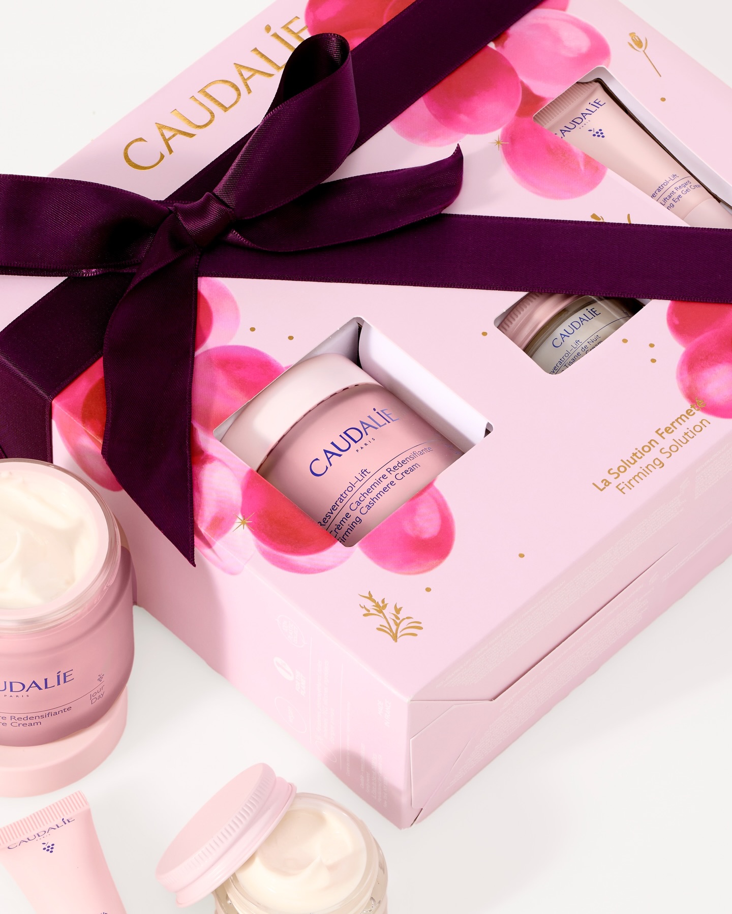 Caudalie Facebook ad: The gift of firmness, made to love A…