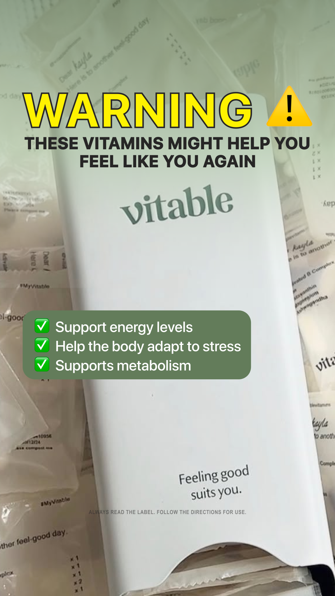 Vitable Facebook ad