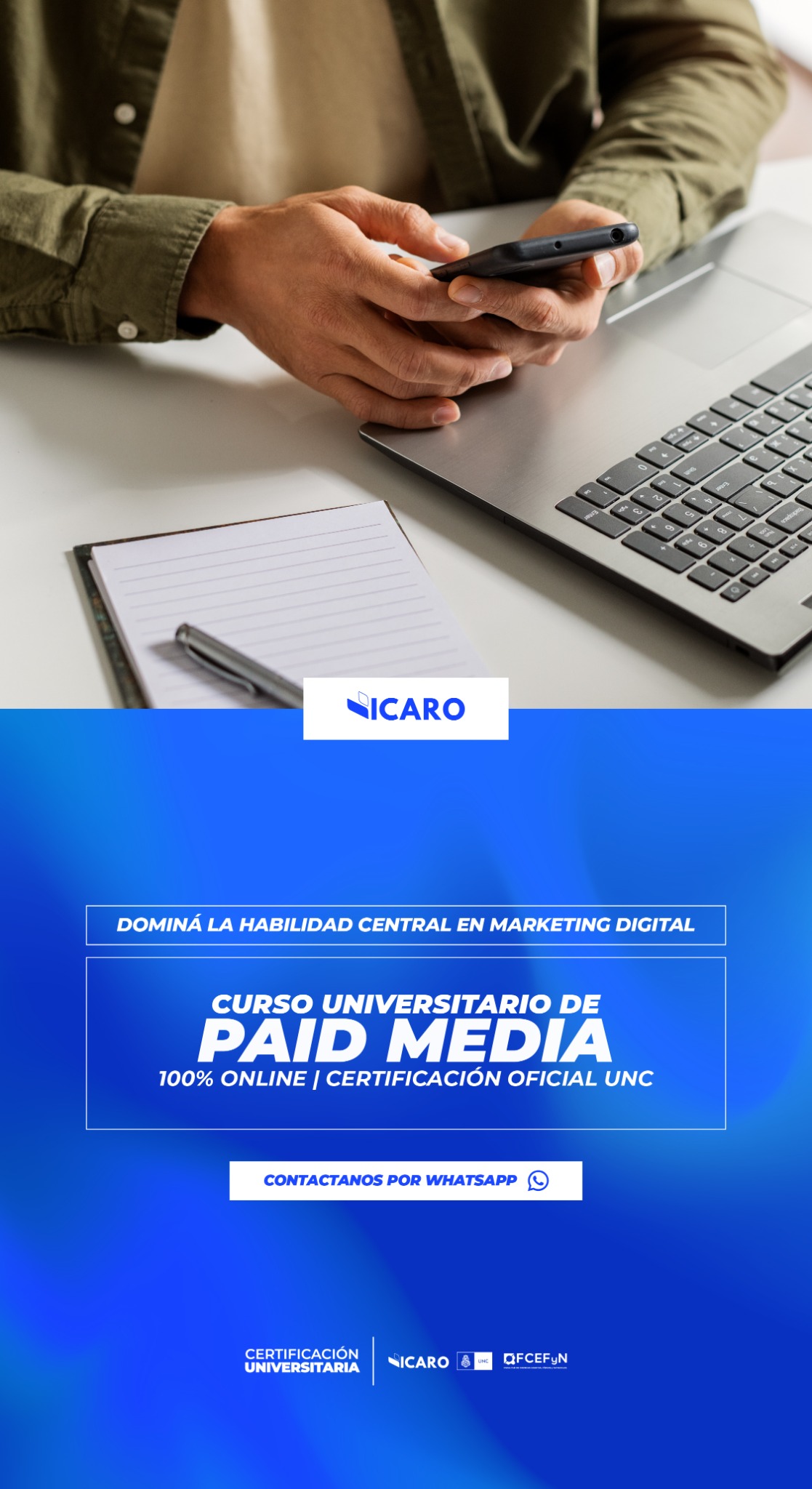 Comunidad ICARO Facebook ad