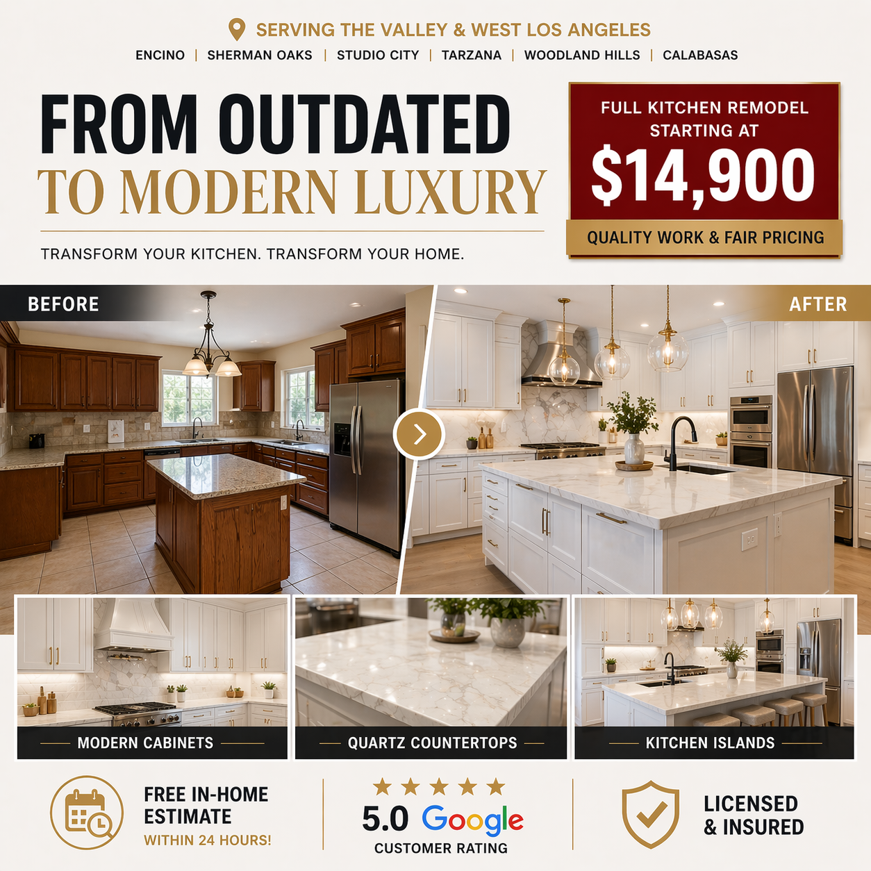 Villa Remodeling Facebook ad