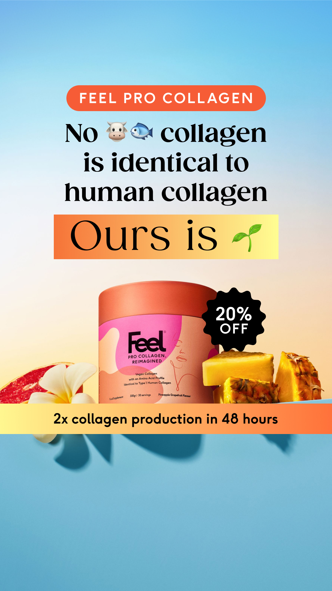 Feel Facebook ad