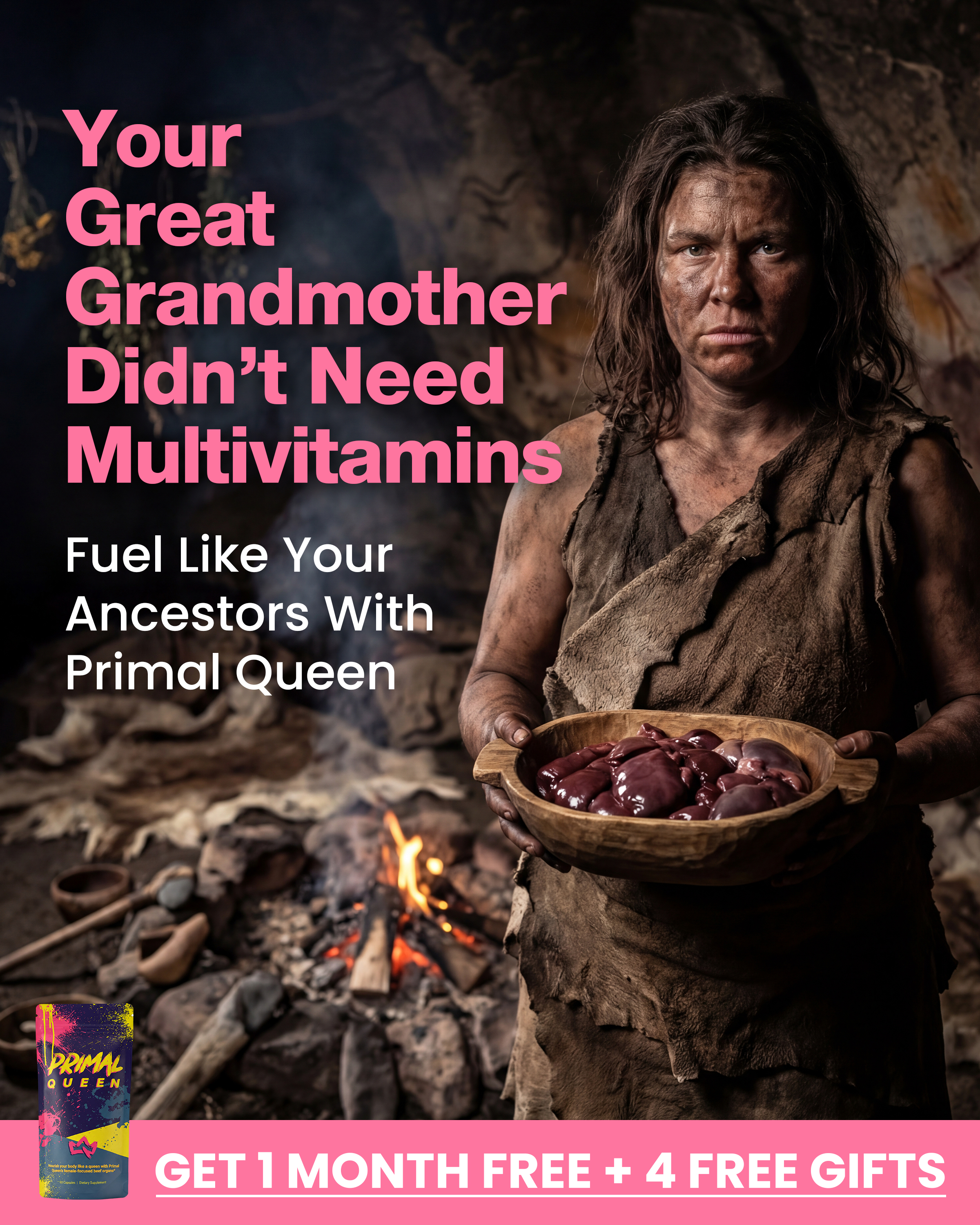 Primal Queen Facebook ad