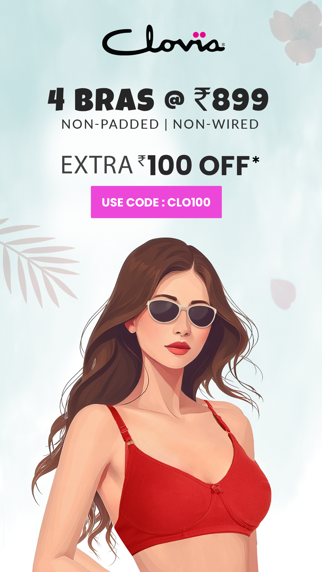 Clovia Facebook ad