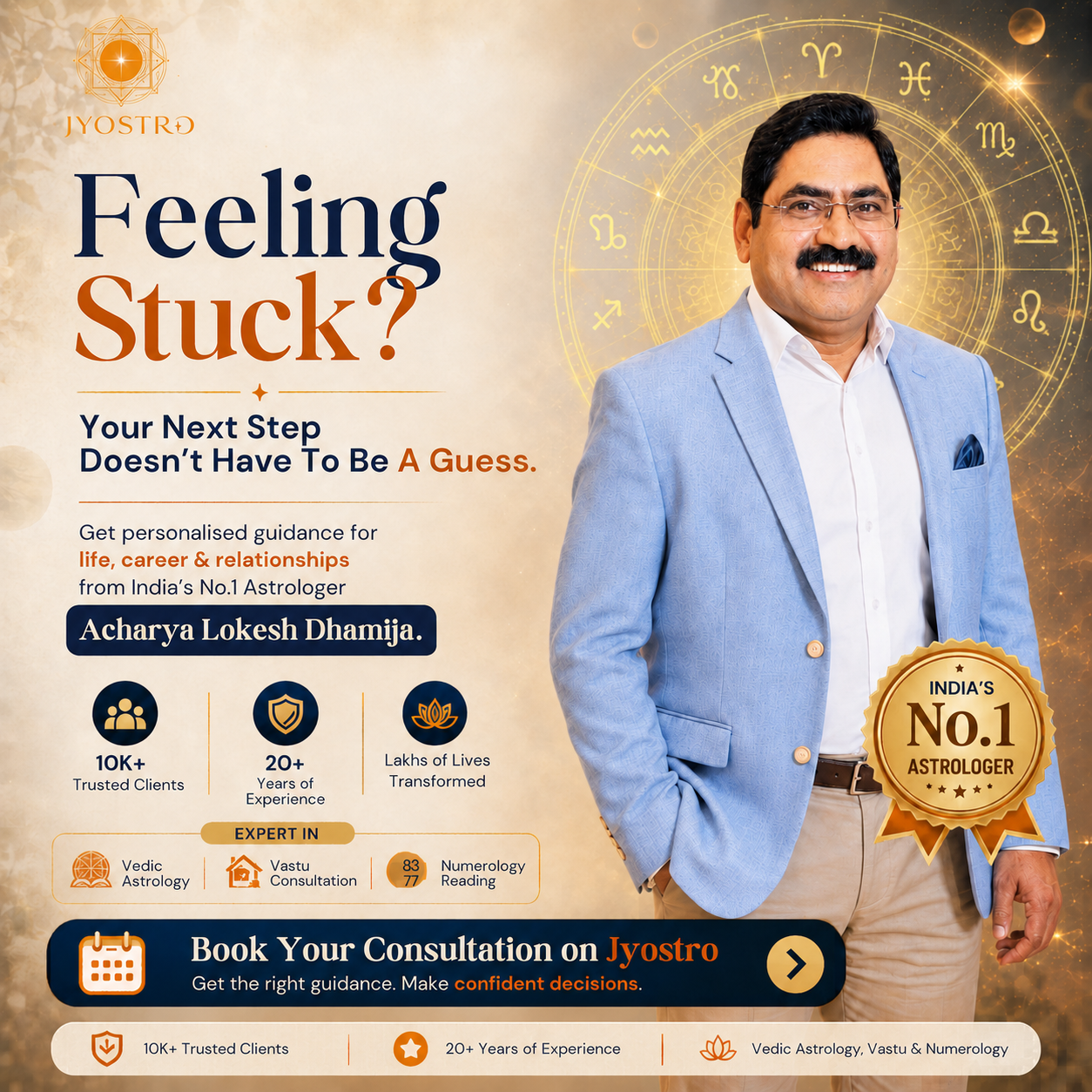 Jyostro India Facebook ad: Get Clarity For Your Life