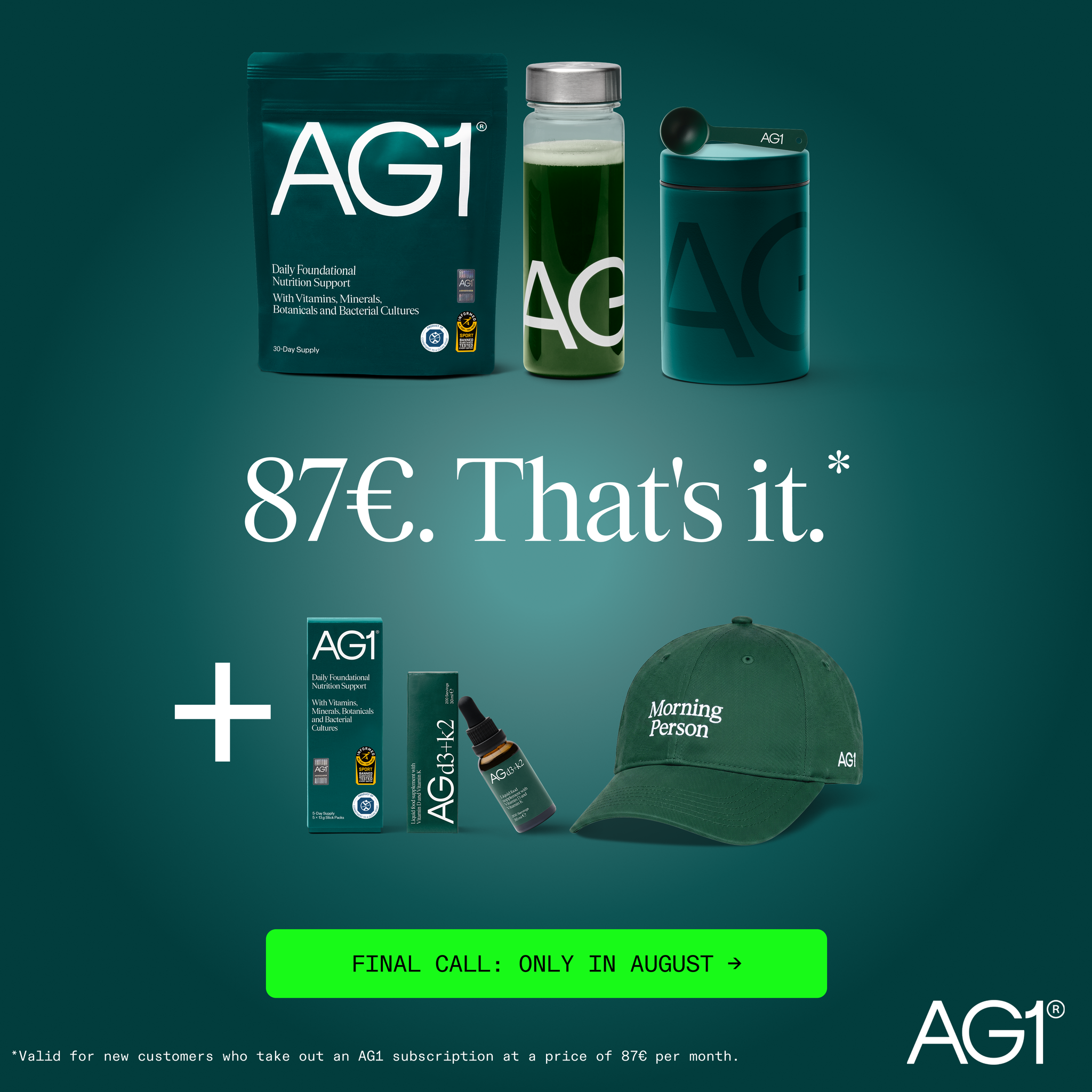 AG1 by Athletic Greens Facebook ad