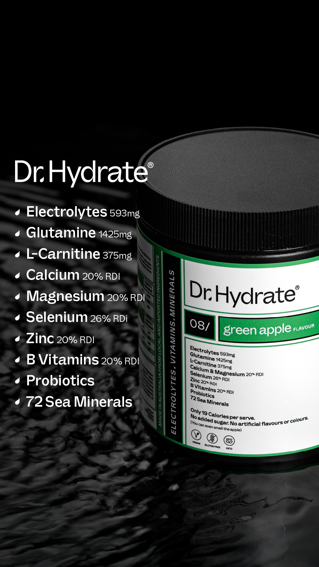 Dr. Hydrate Facebook ad