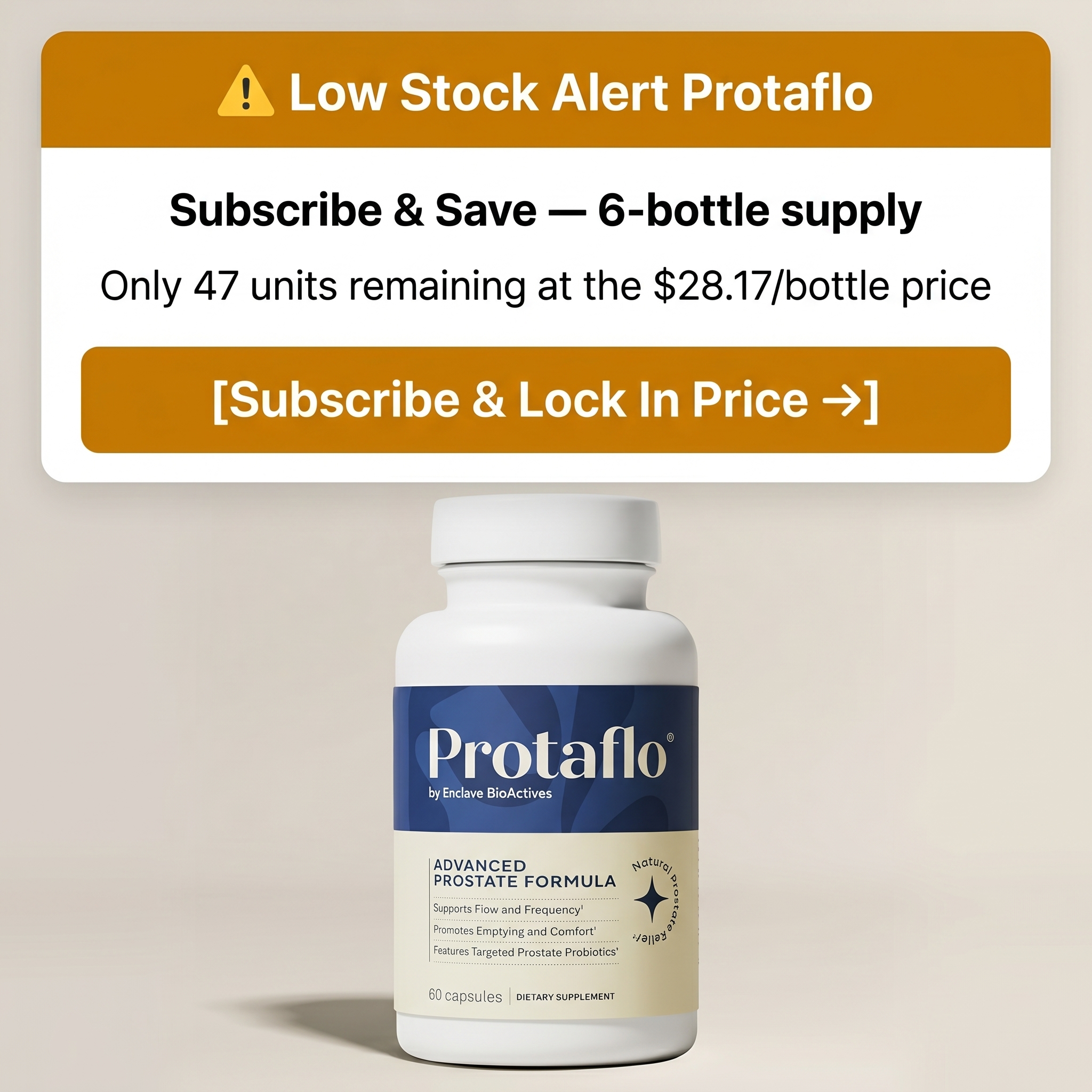 Protaflo Facebook ad