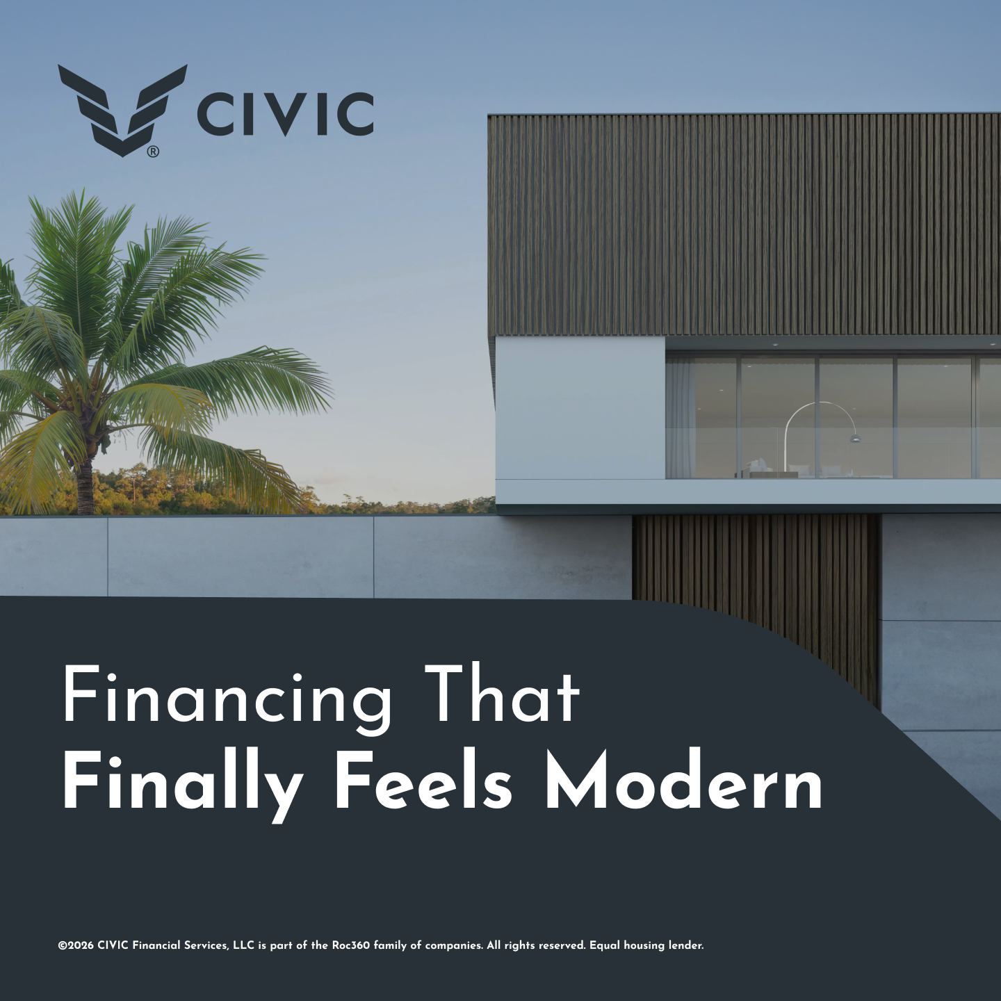 Civic Financial Services Facebook ad: Old-School Lending? Not Here