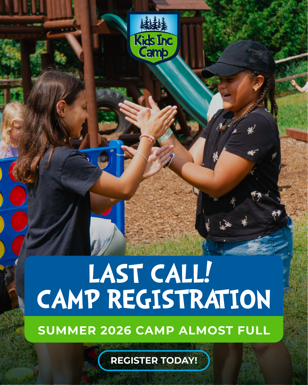 Kids Inc. Camp Facebook ad from May 13, 2026