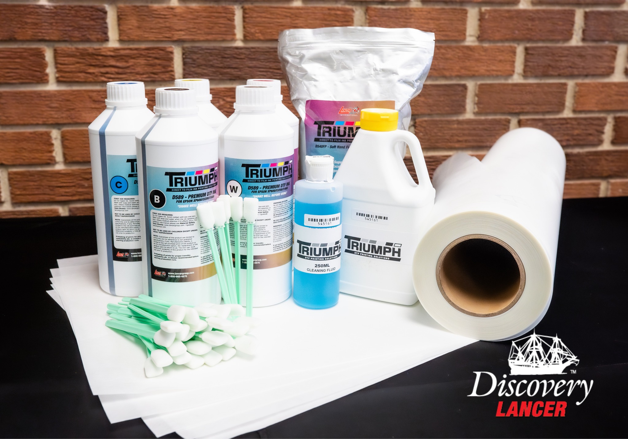 Discovery Lancer Facebook ad: Direct To Film Printing Supplies & Equipment