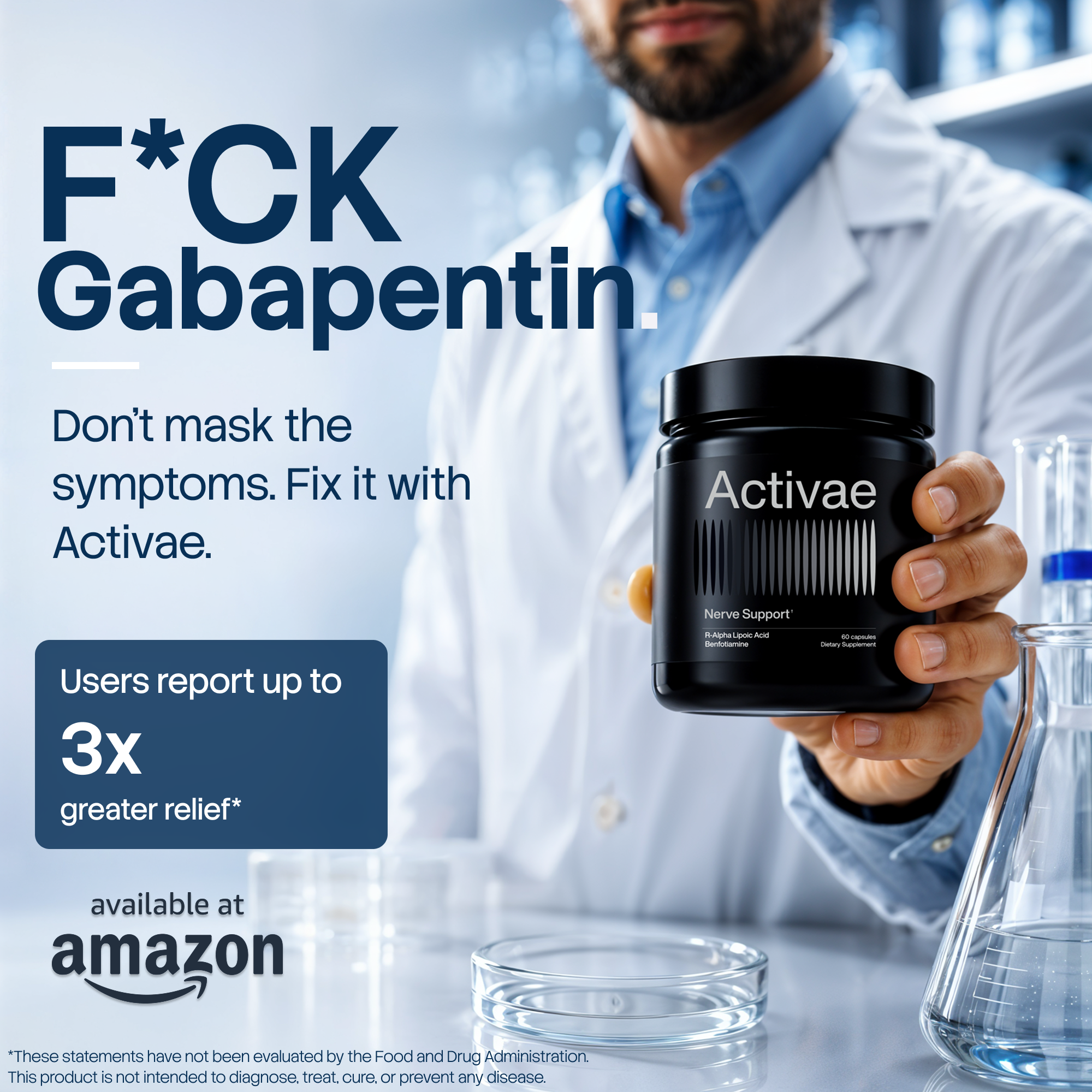 Activae Facebook ad: Nerve Support Without The Side Effects