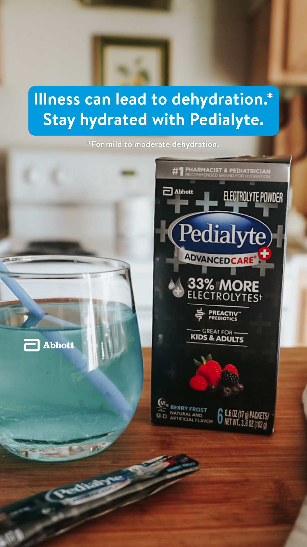 Pedialyte Facebook ad from Aug 1, 2026