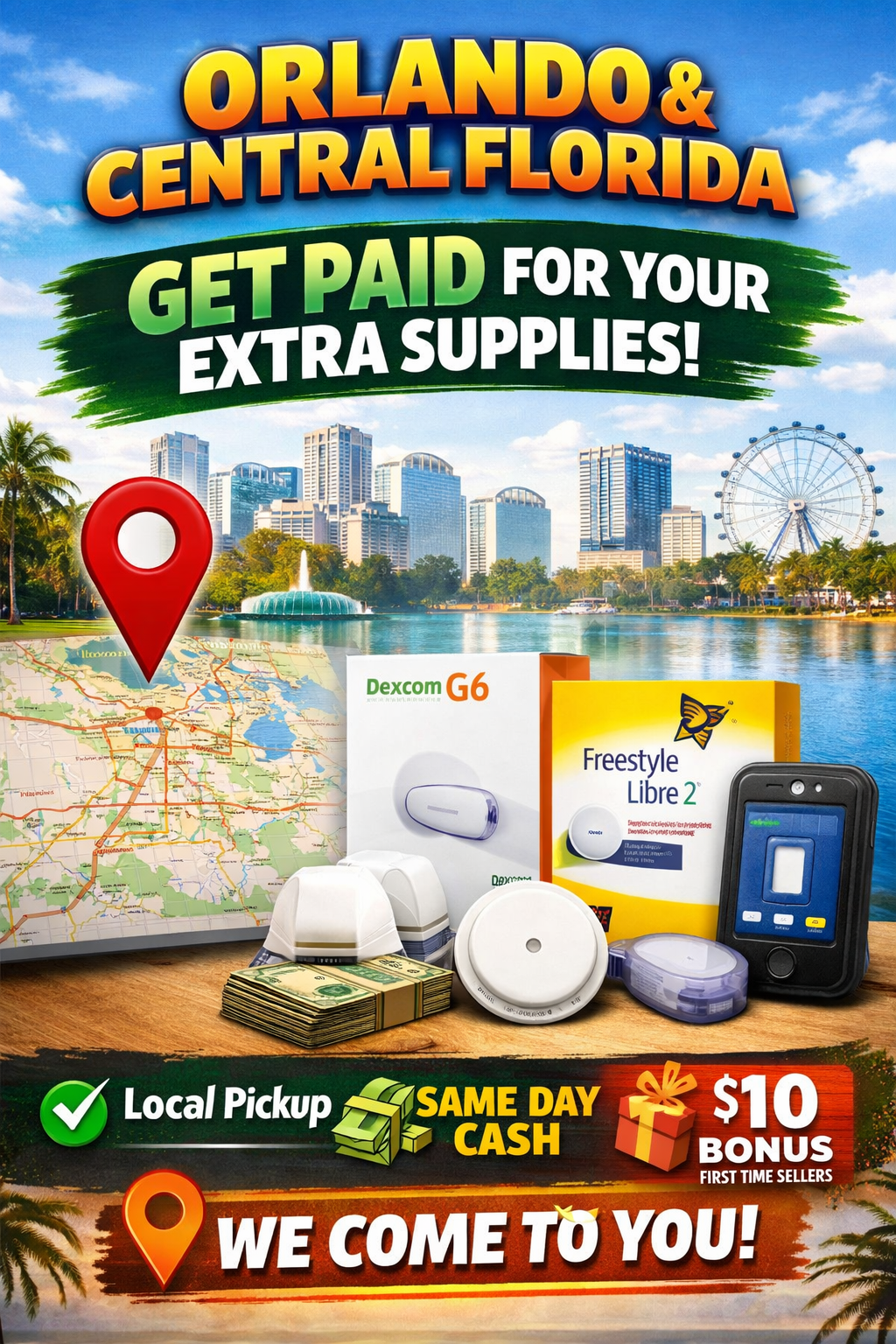 Test Strip Depot- Cash For Diabetic Supplies  Facebook ad