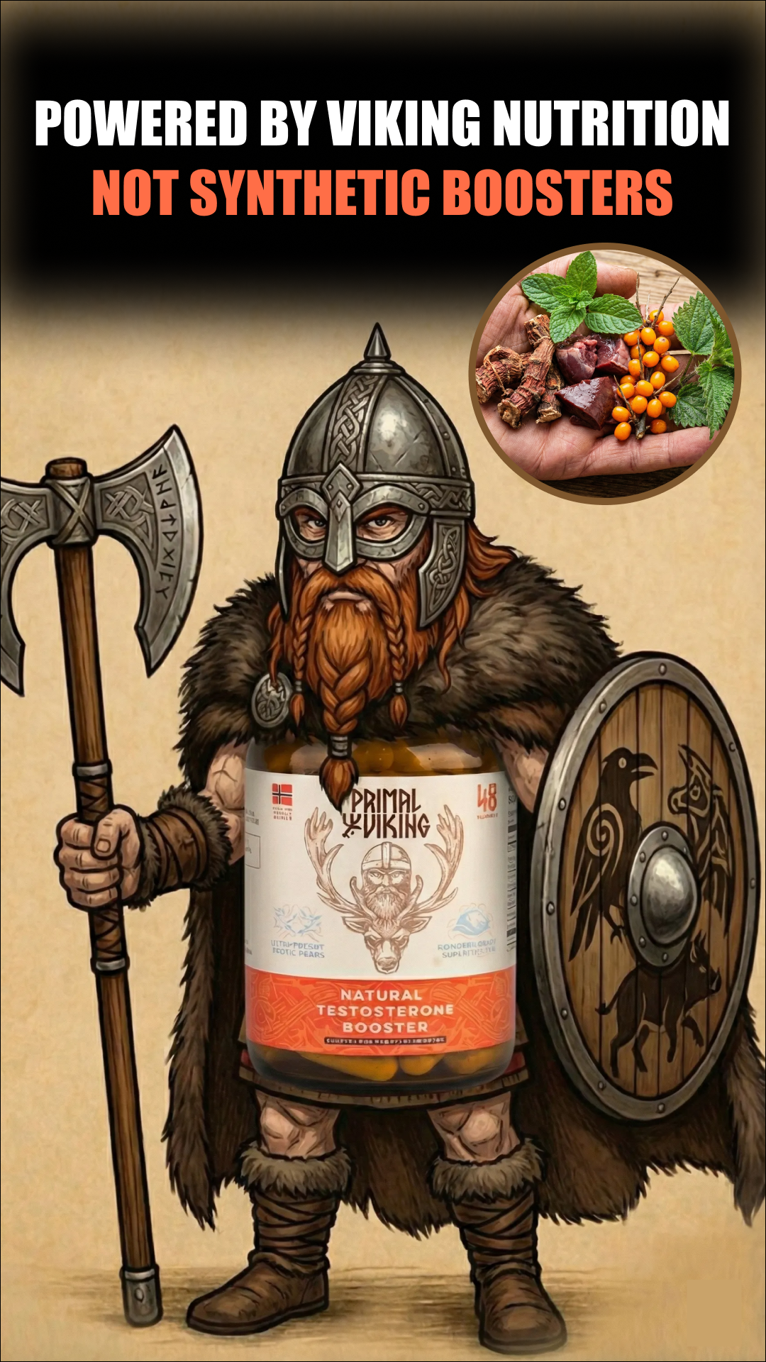 Primal Viking Facebook ad