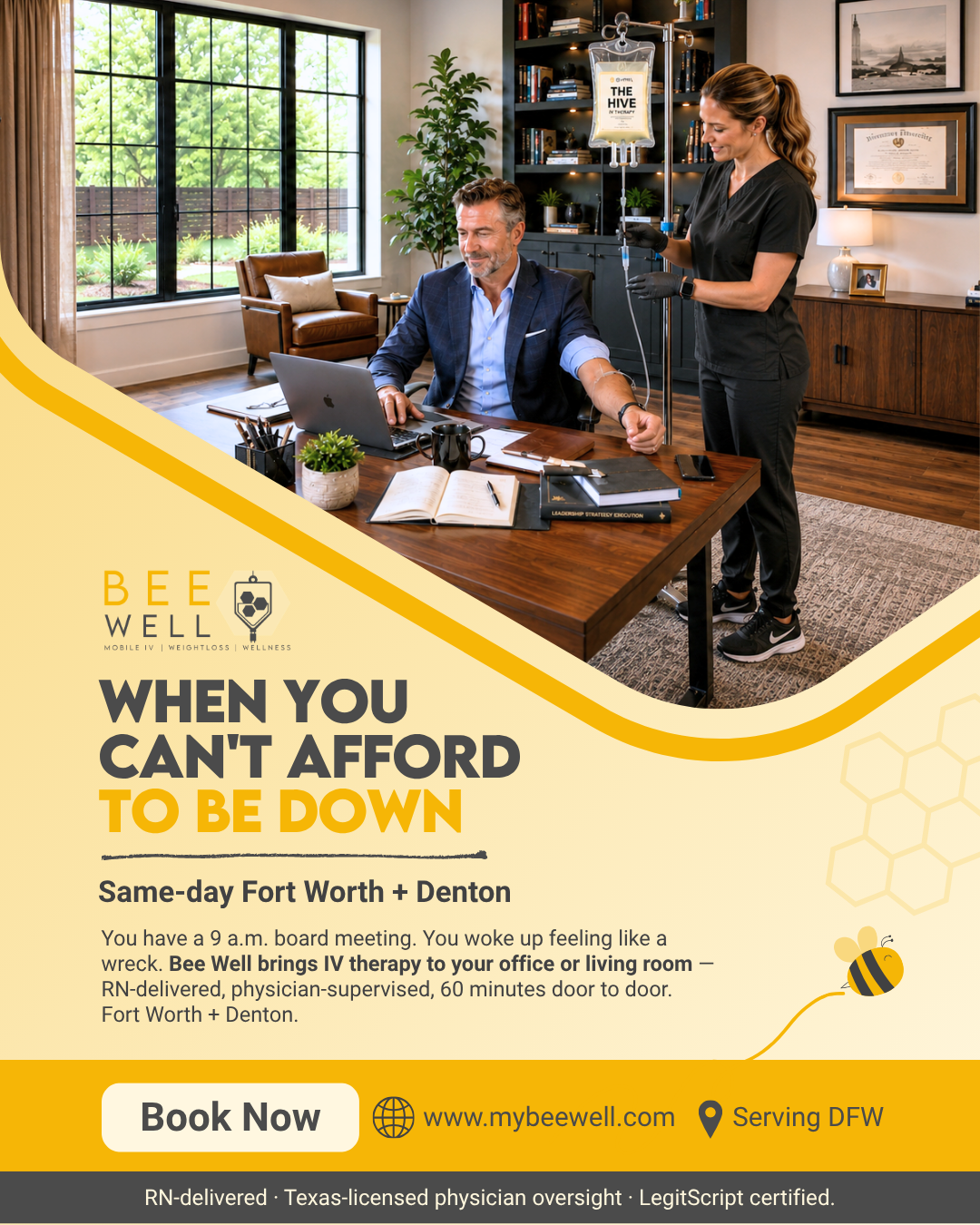 Bee Well Facebook ad from Jul 2, 2026