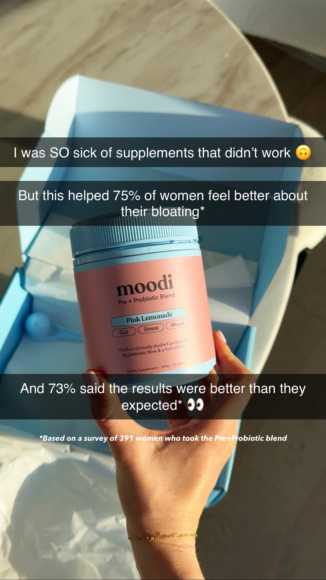 Moodi Facebook ad