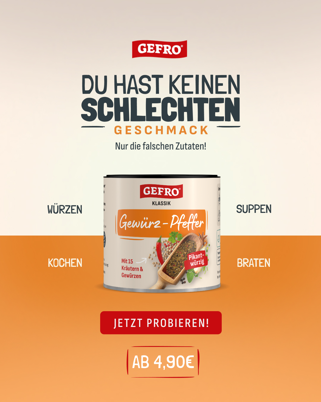 GEFRO Facebook ad
