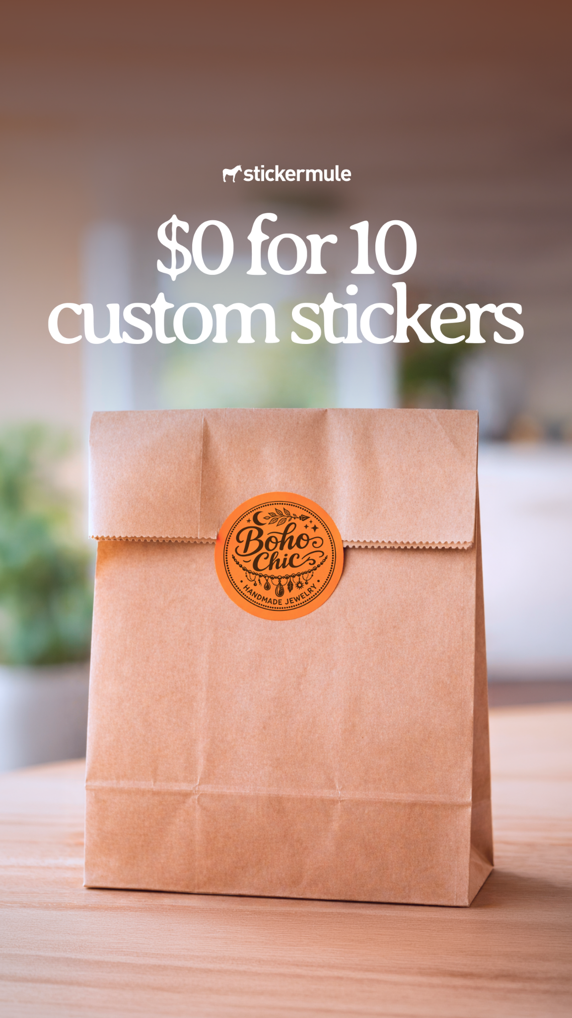 Sticker Mule Facebook ad
