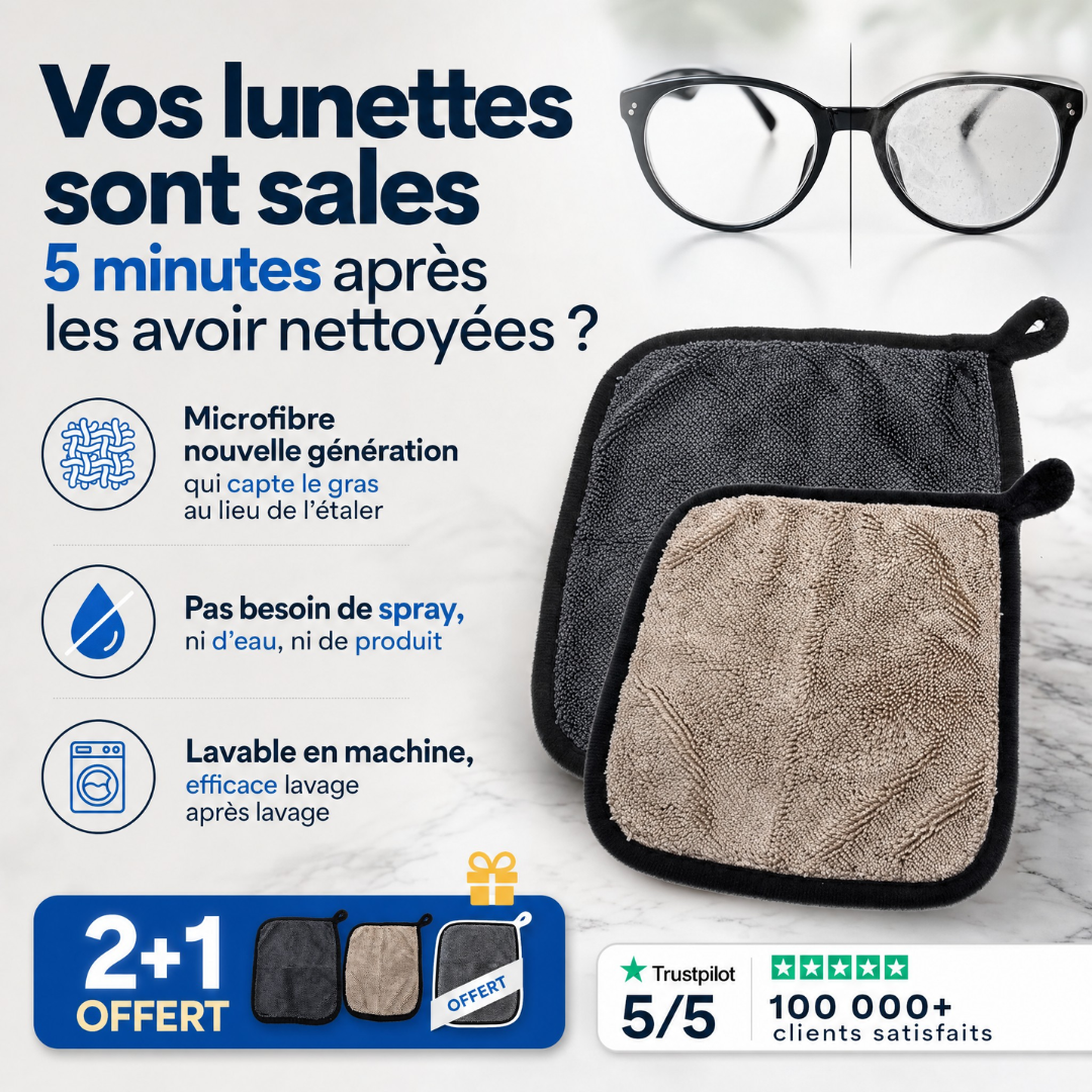 MIRO France Facebook ad: Pour 4 chiffons achetés, 2 sont offerts!