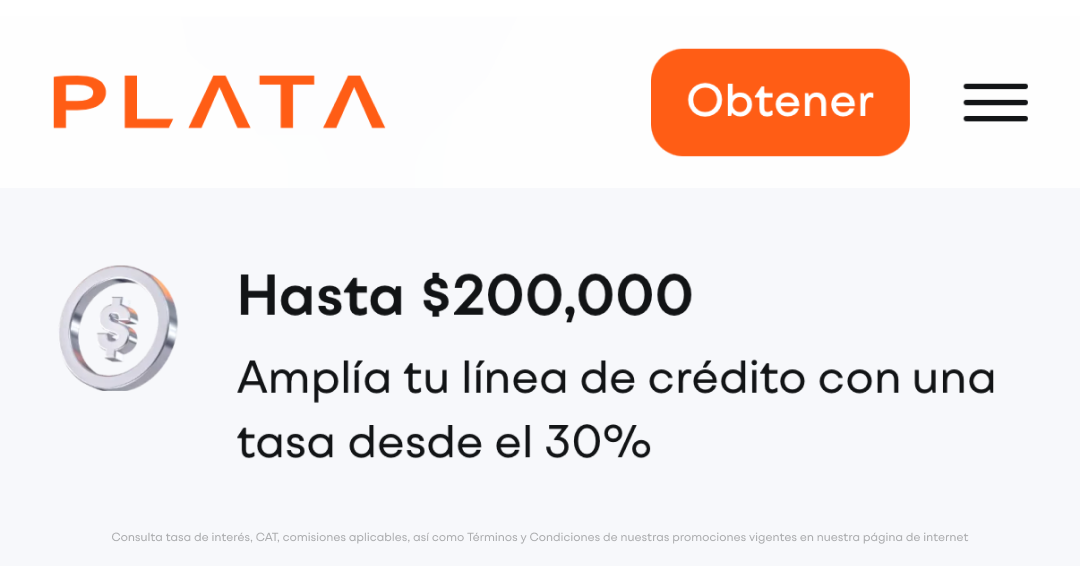 Plata Card Facebook ad
