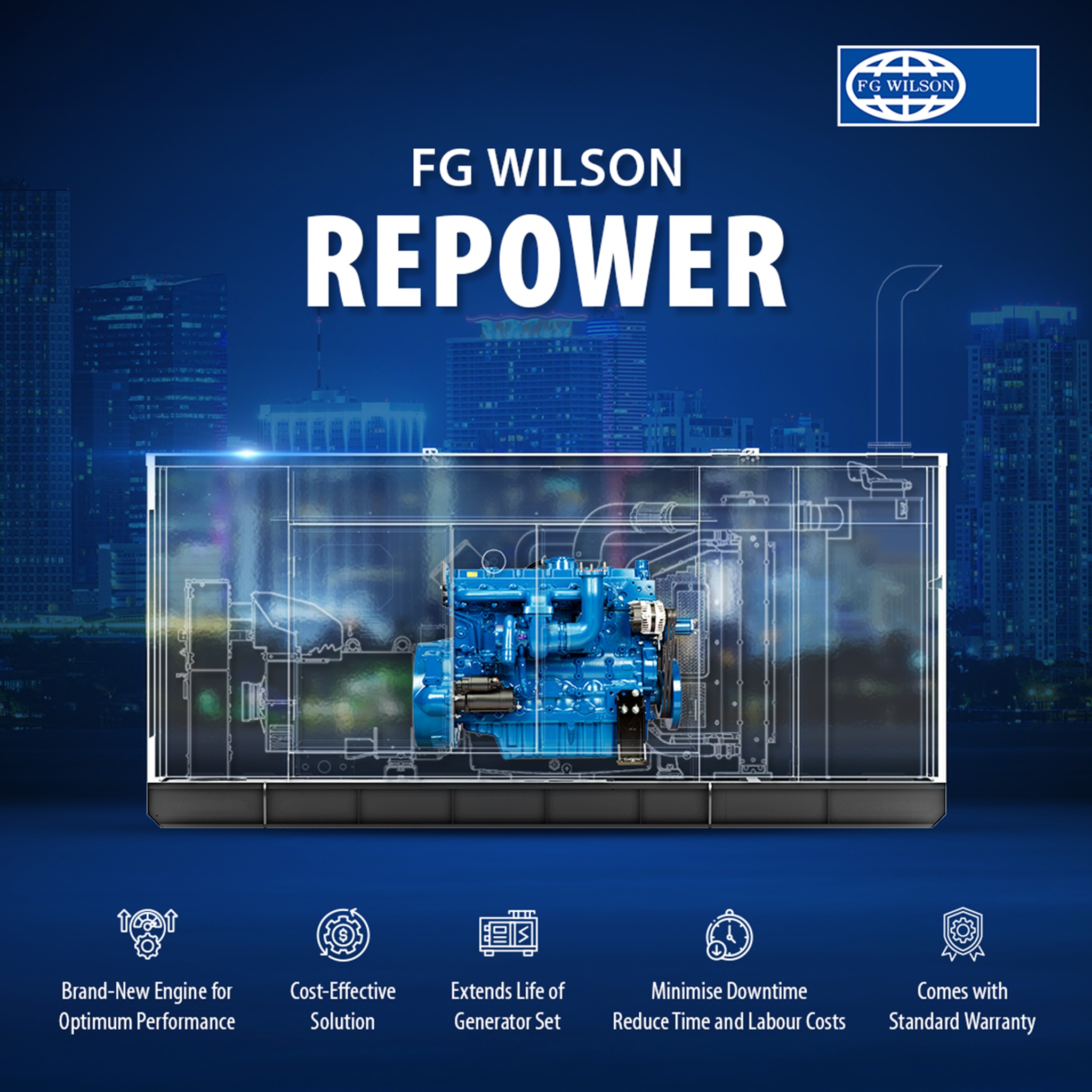 FG Wilson Generator Sets Facebook ad