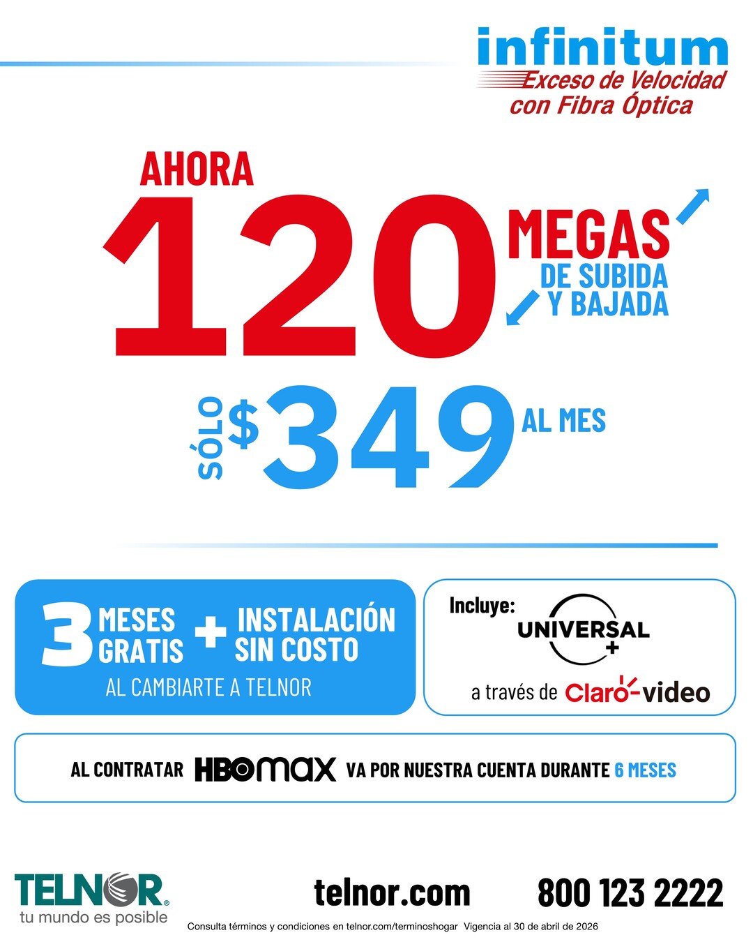 Telnor Facebook ad: ¡Contrátalo ahora!