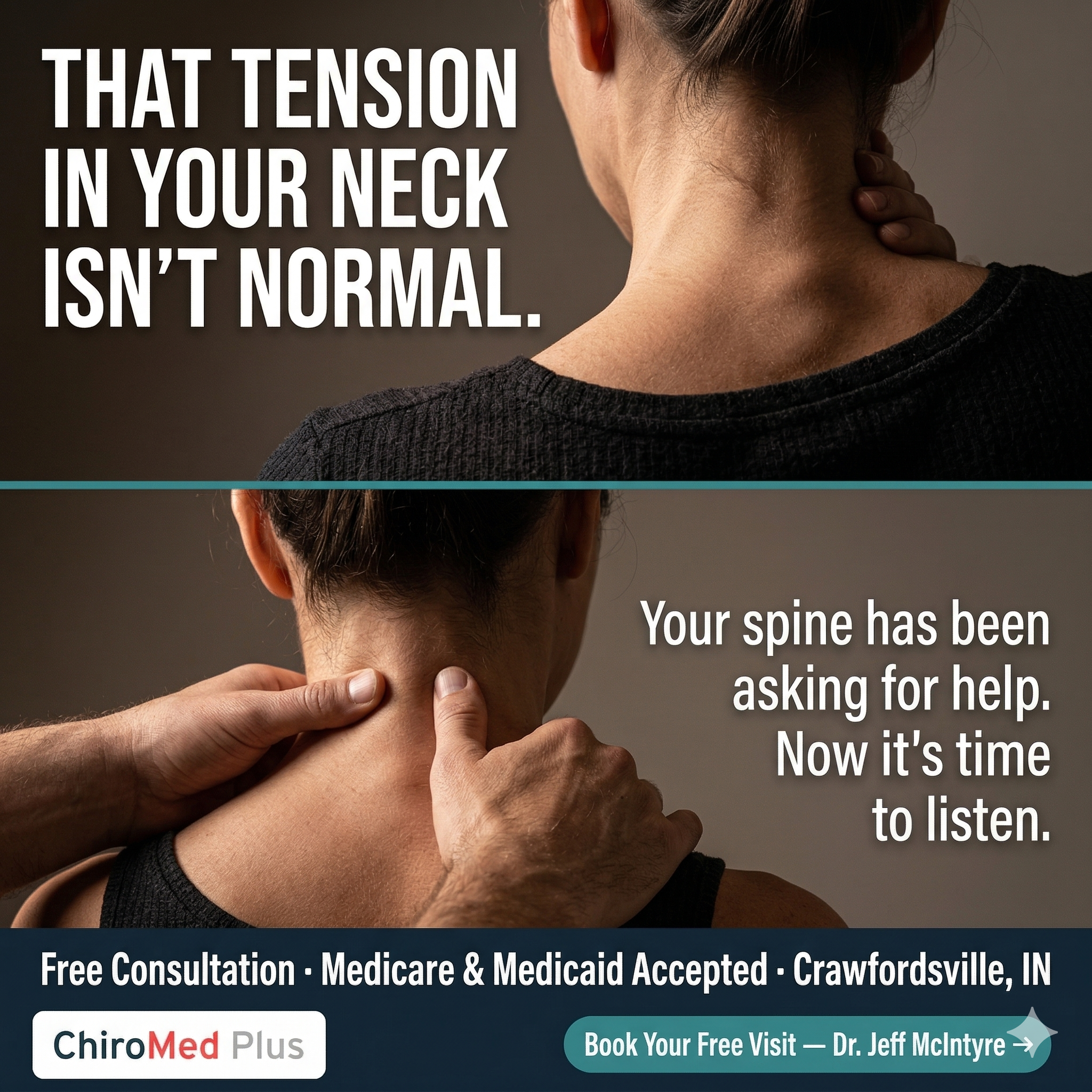 ChiroMed Crawfordsville Facebook ad: Ready to Get Back to the Life You Love?
