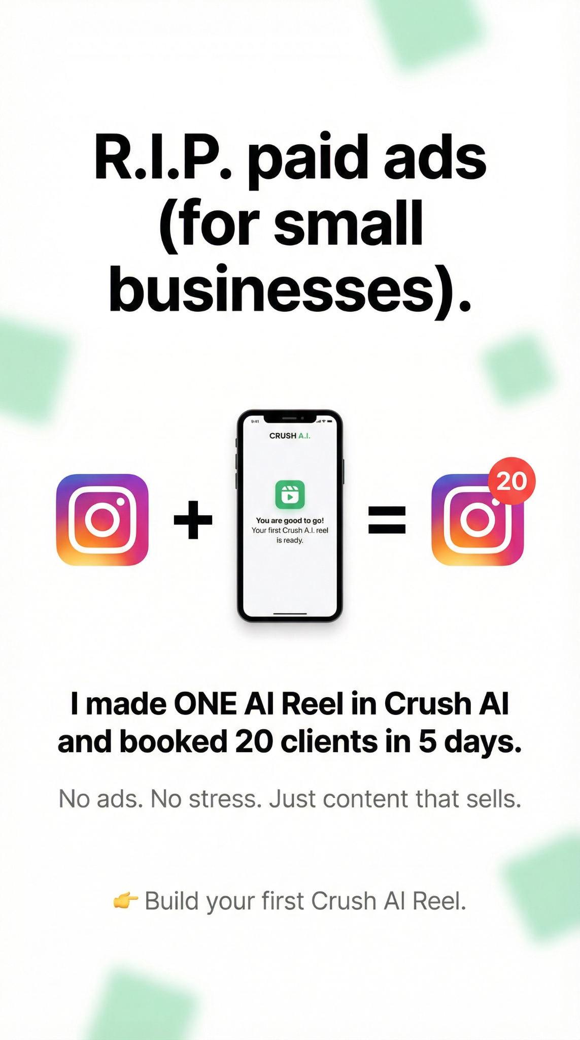 trycrush.ai Facebook ad