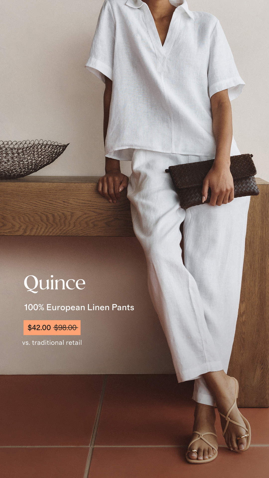 Quince Facebook ad