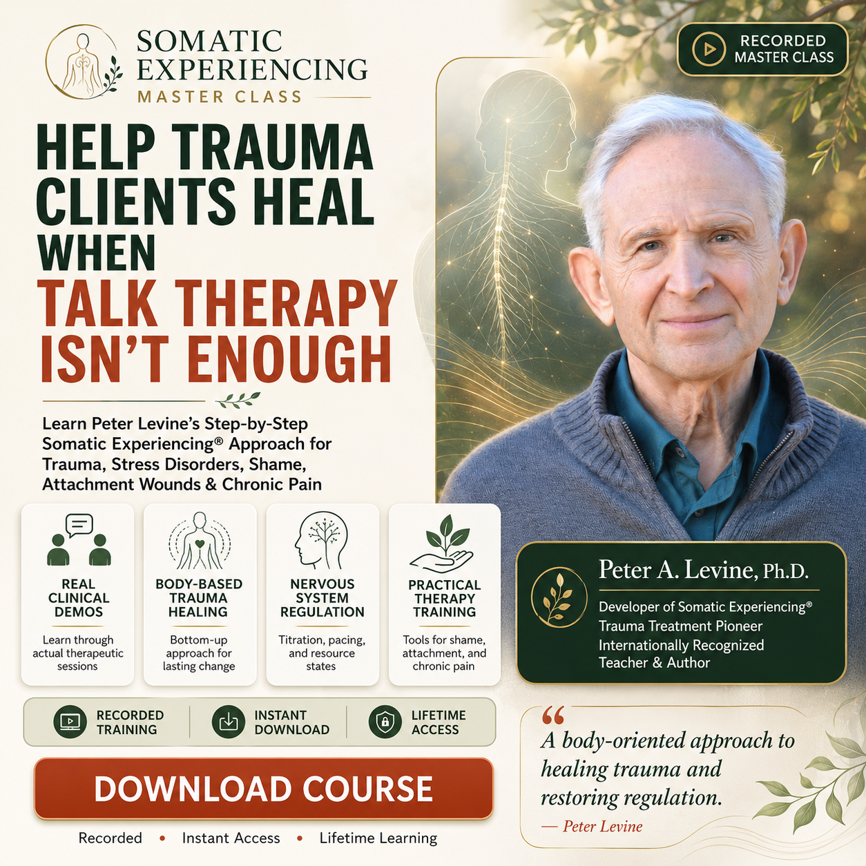 ChidoBook Facebook ad: Heal Trauma Beyond Talk Therapy