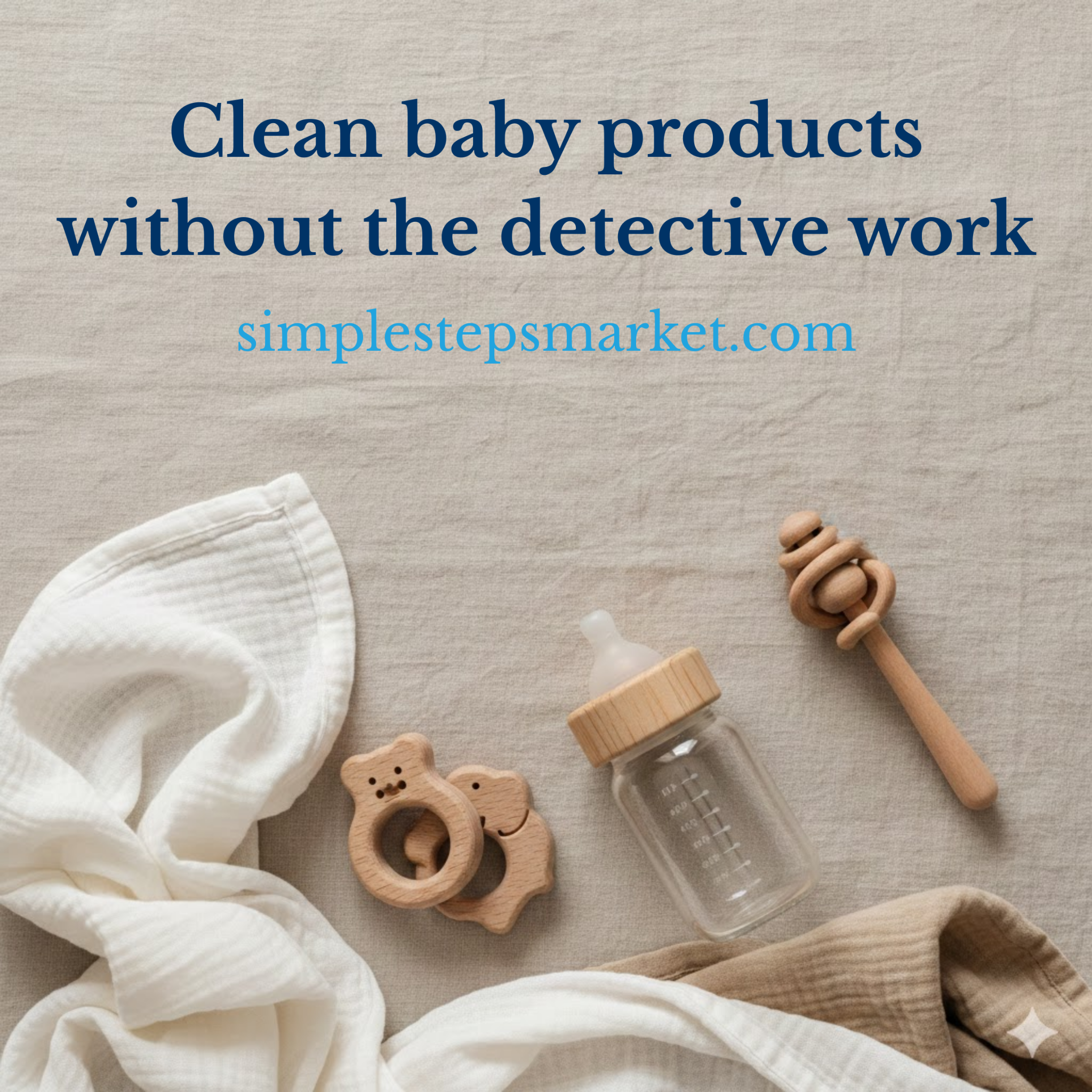 Simple Steps Market Facebook ad: Baby Products Your Grandma Would Trust