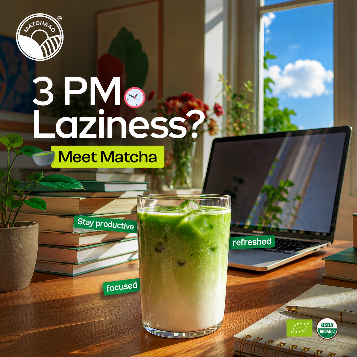 Matchaao - মাচাও Facebook ad: Drink Premium Matcha