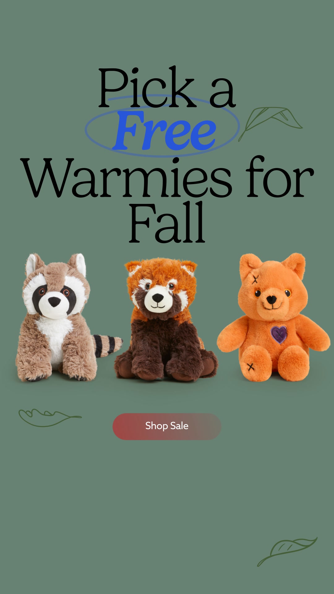 Warmies USA Facebook ad: Your Coziest Fall Deal