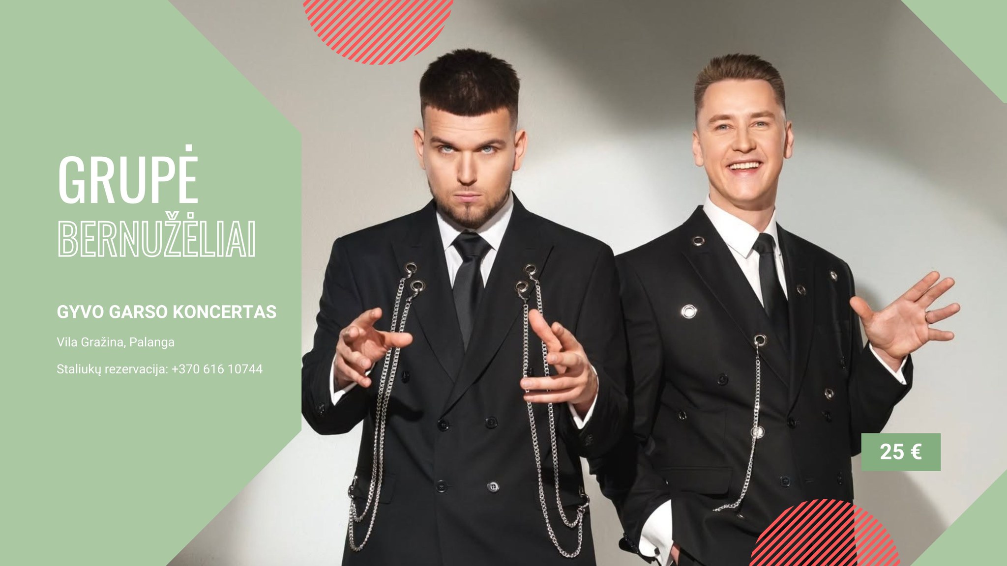 VILA GRAŽINA Facebook ad: Grupė Bernužėliai koncertas | Vila Gražina