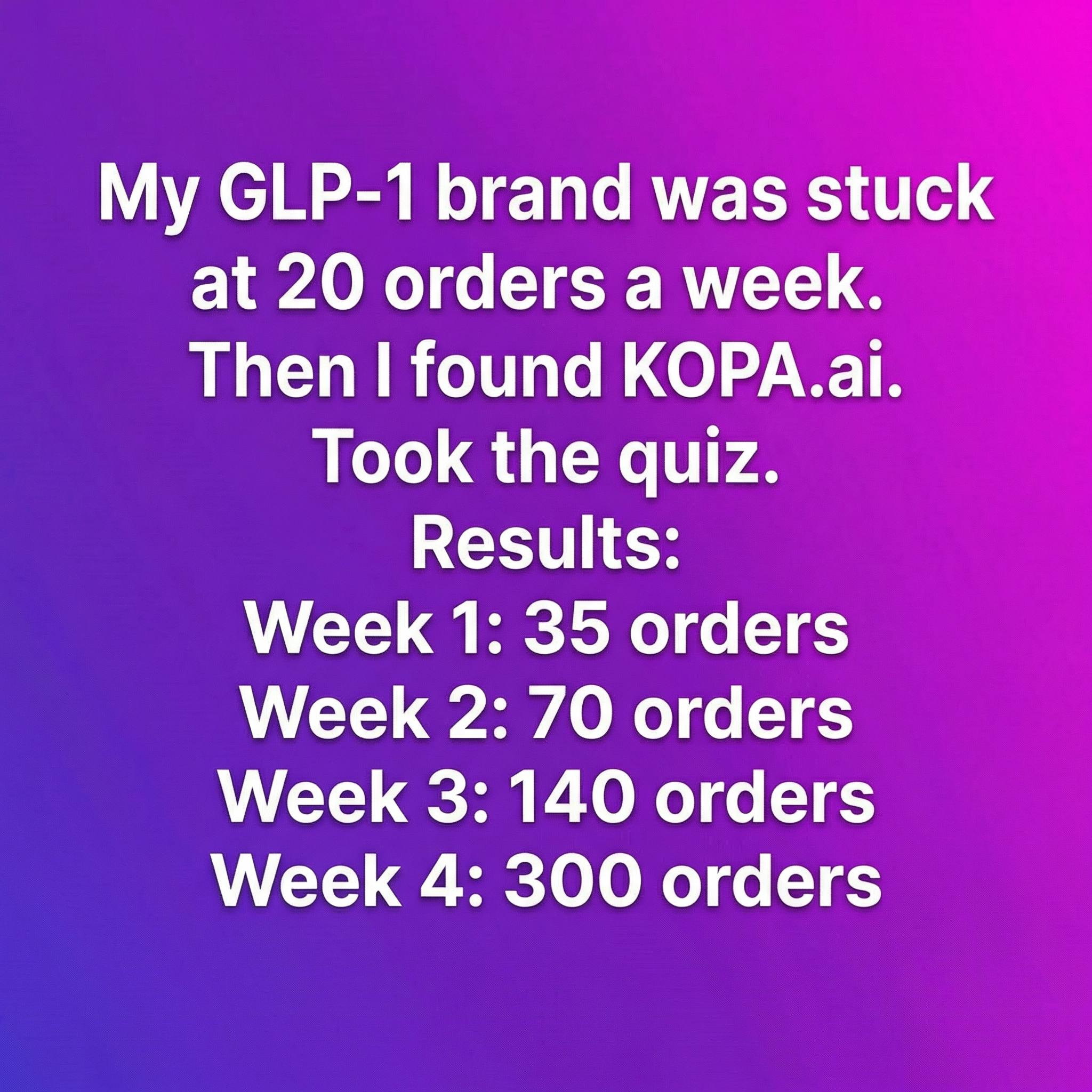 kopa.ai Facebook ad