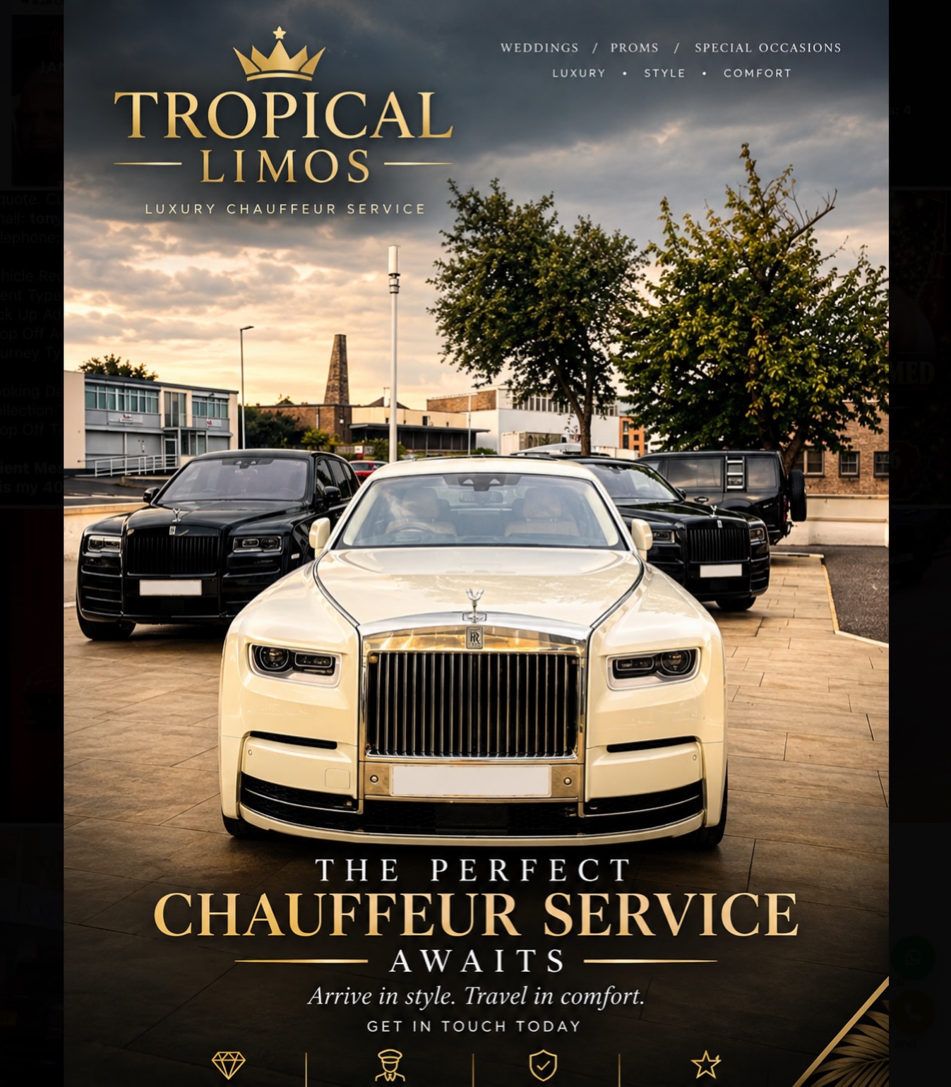 Tropical Limos Facebook ad