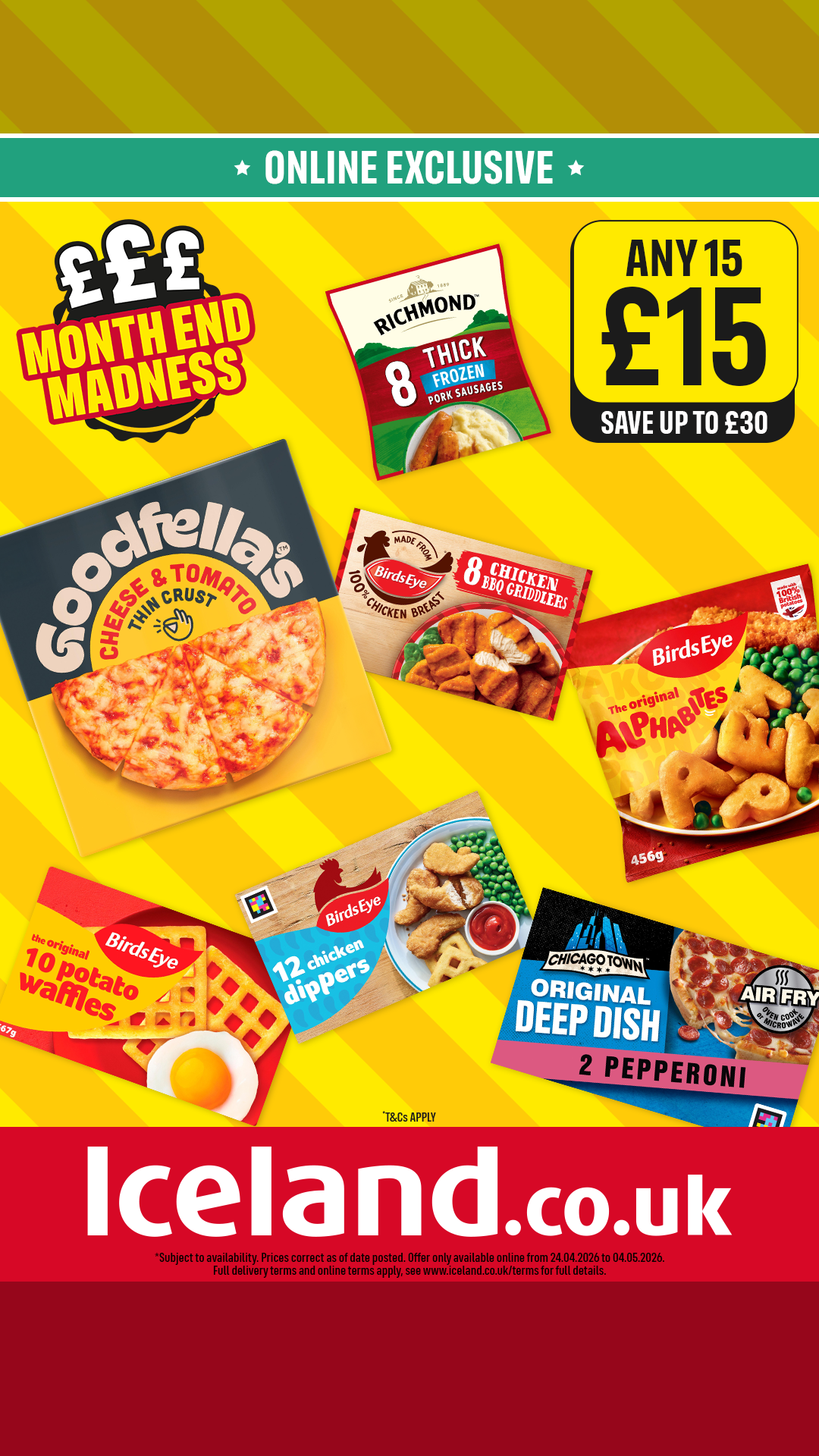 Iceland Foods Facebook ad
