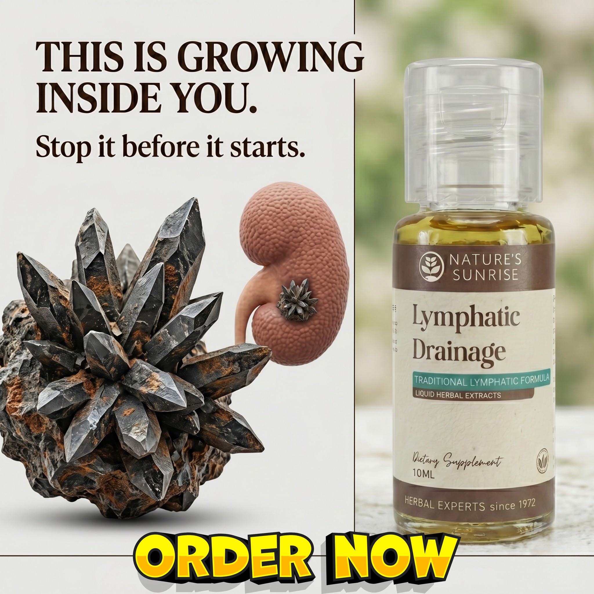 Nature's Sunrise - Lymphatic Support Drops Facebook ad